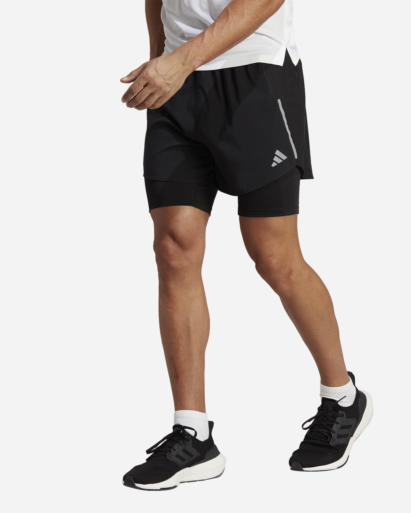 Short running ADIDAS D4R SHORT 2IN1 M - Nero - 1 | Cisalfa Sport