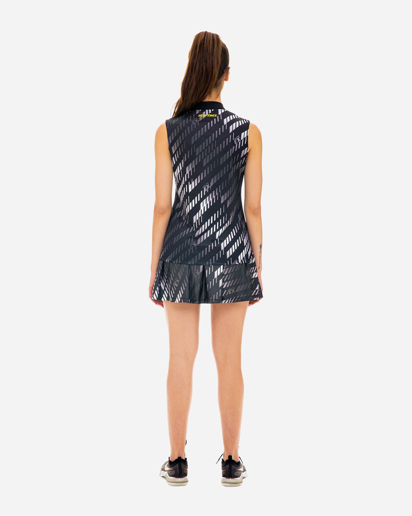 T-shirt tennis X3 POR TRES SVEZIA W - Nero - 3 | Cisalfa Sport