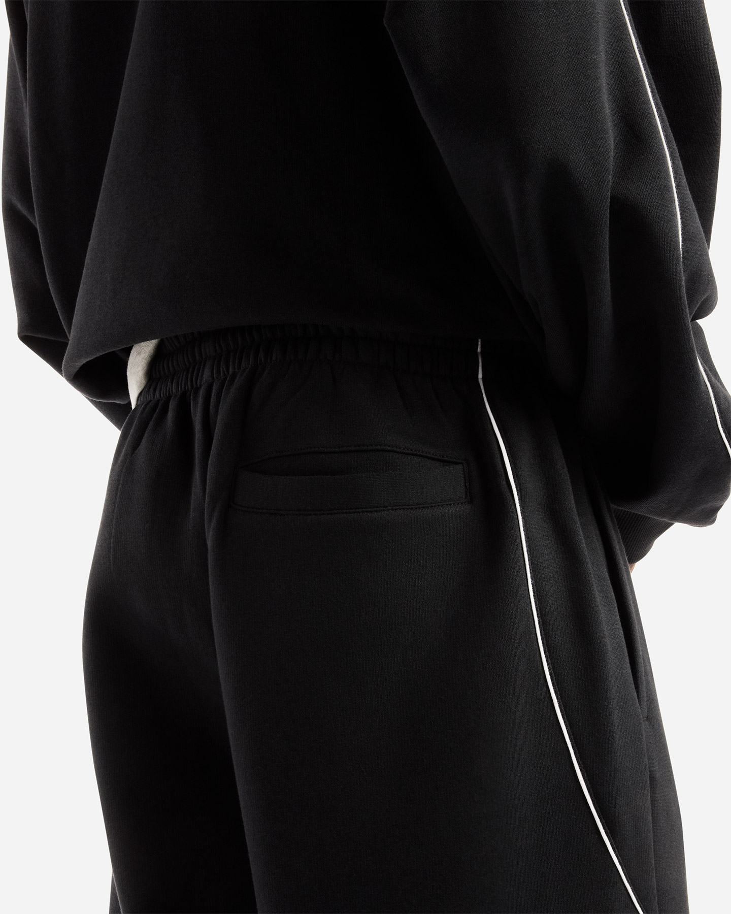 Pantalone NEW BALANCE TRACKSIDE STRAIGHT M - Nero - 5 | Cisalfa Sport
