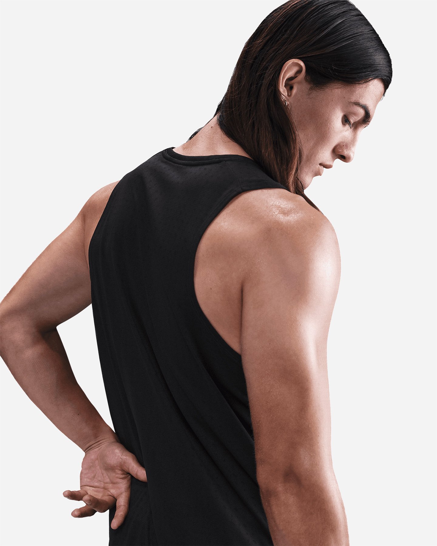 Canotta running NIKE BREATHE MILER M - Nero - 4 | Cisalfa Sport