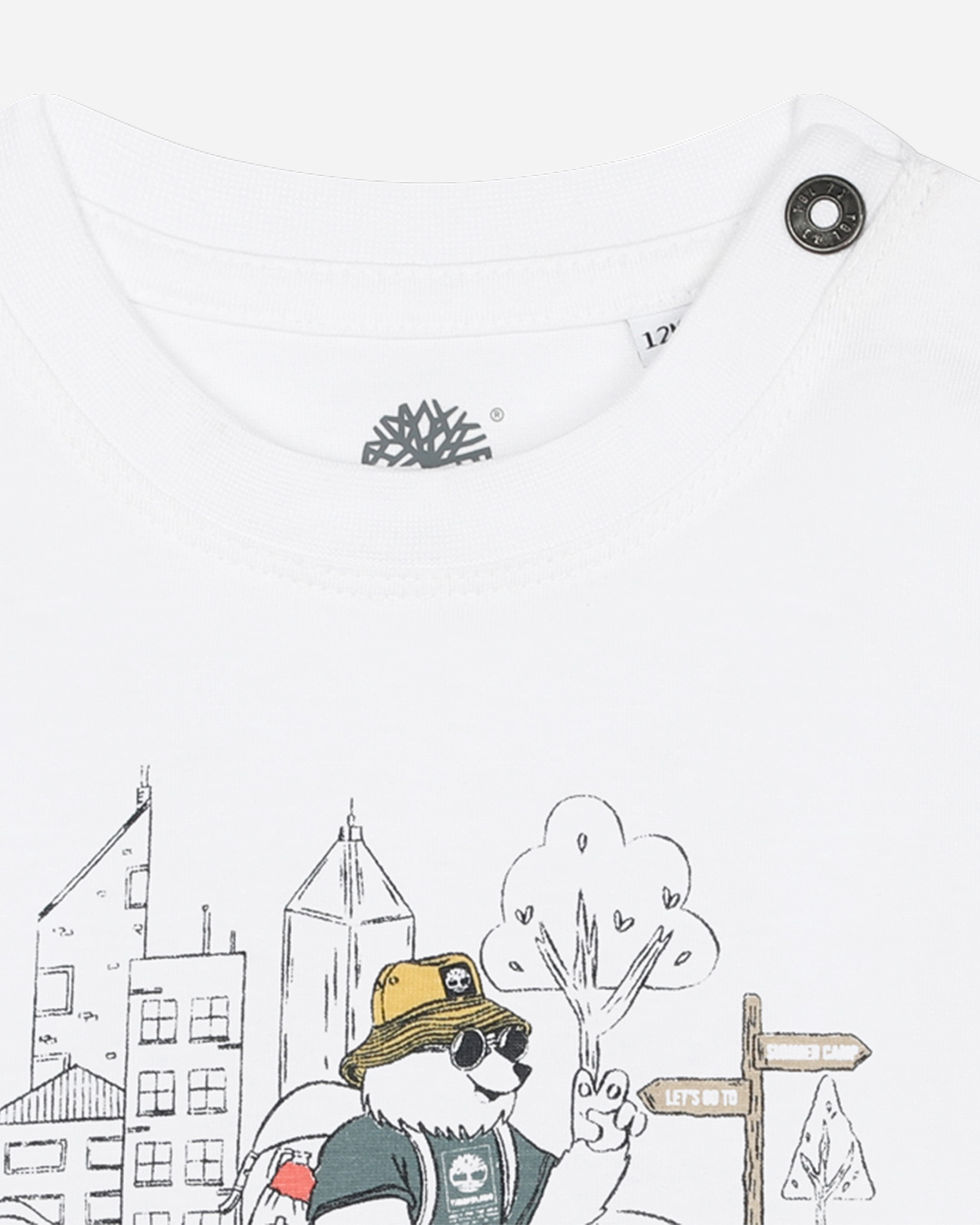 T-shirt TIMBERLAND CUTE BEAR JR - Bianco - 2 | Cisalfa Sport