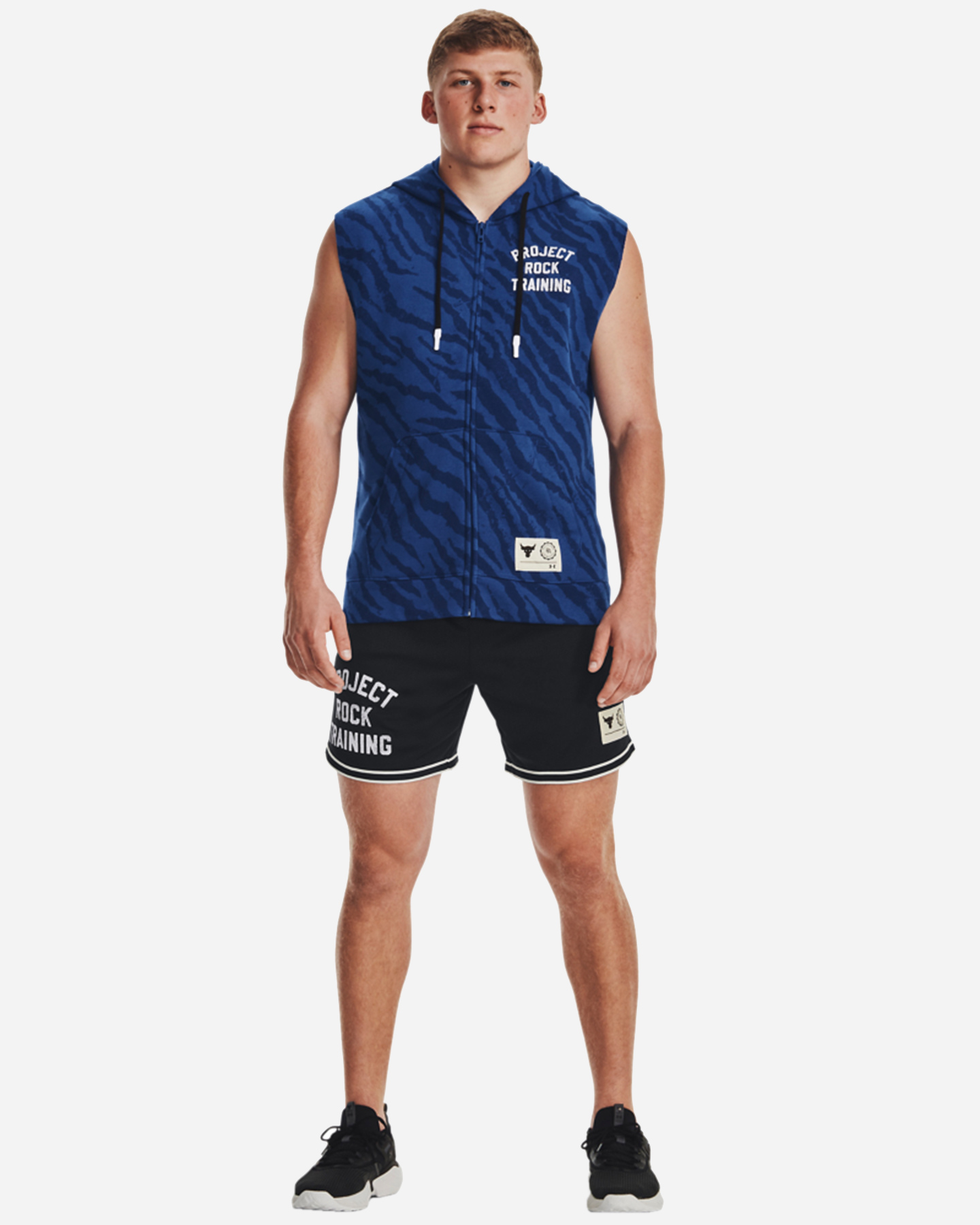 Felpa UNDER ARMOUR THE ROCK M - Blu - 4 | Cisalfa Sport