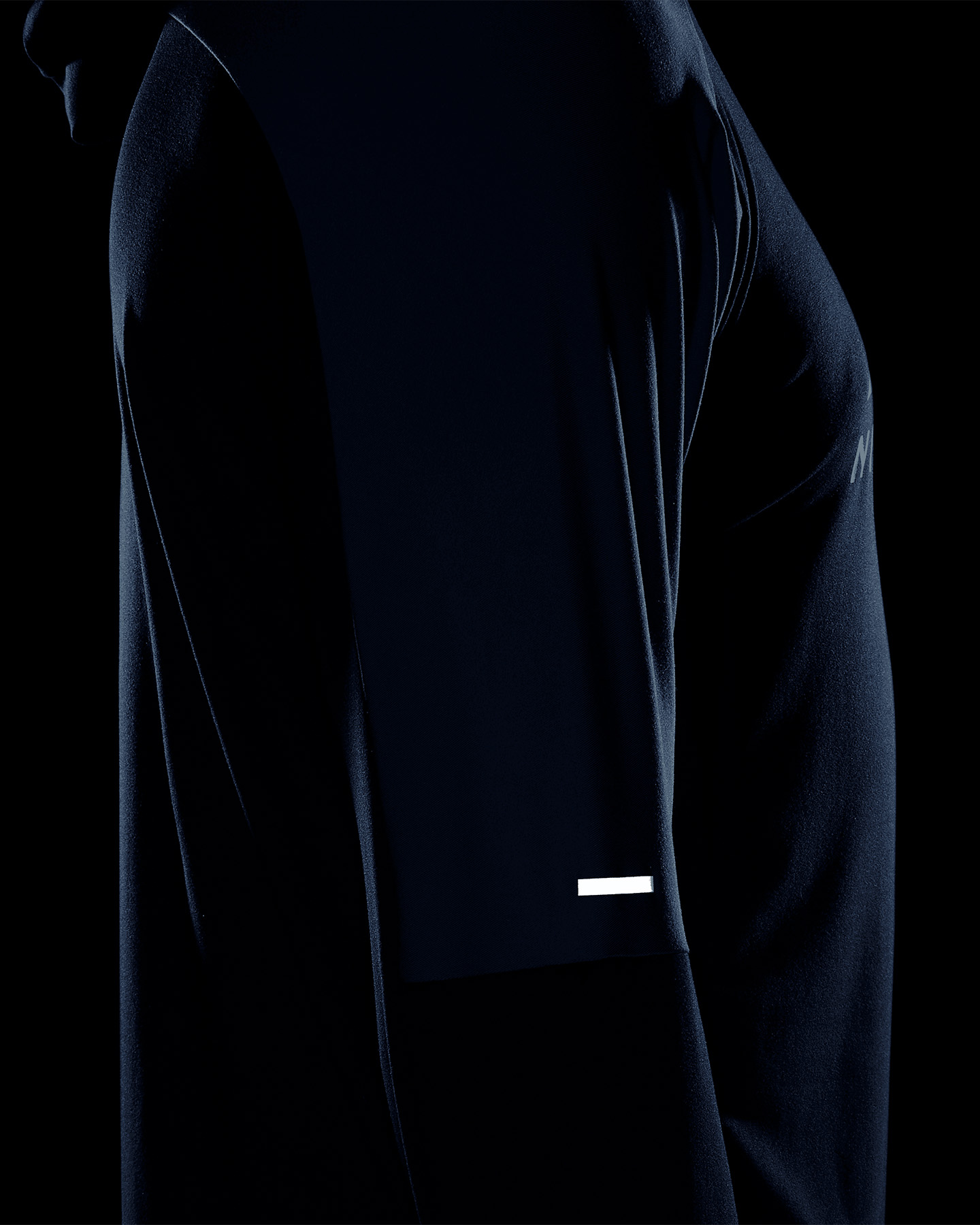 Maglia running NIKE DRI FIT TRAIL HOOD GPX TRAIL RUN M - Blu - 3 | Cisalfa Sport