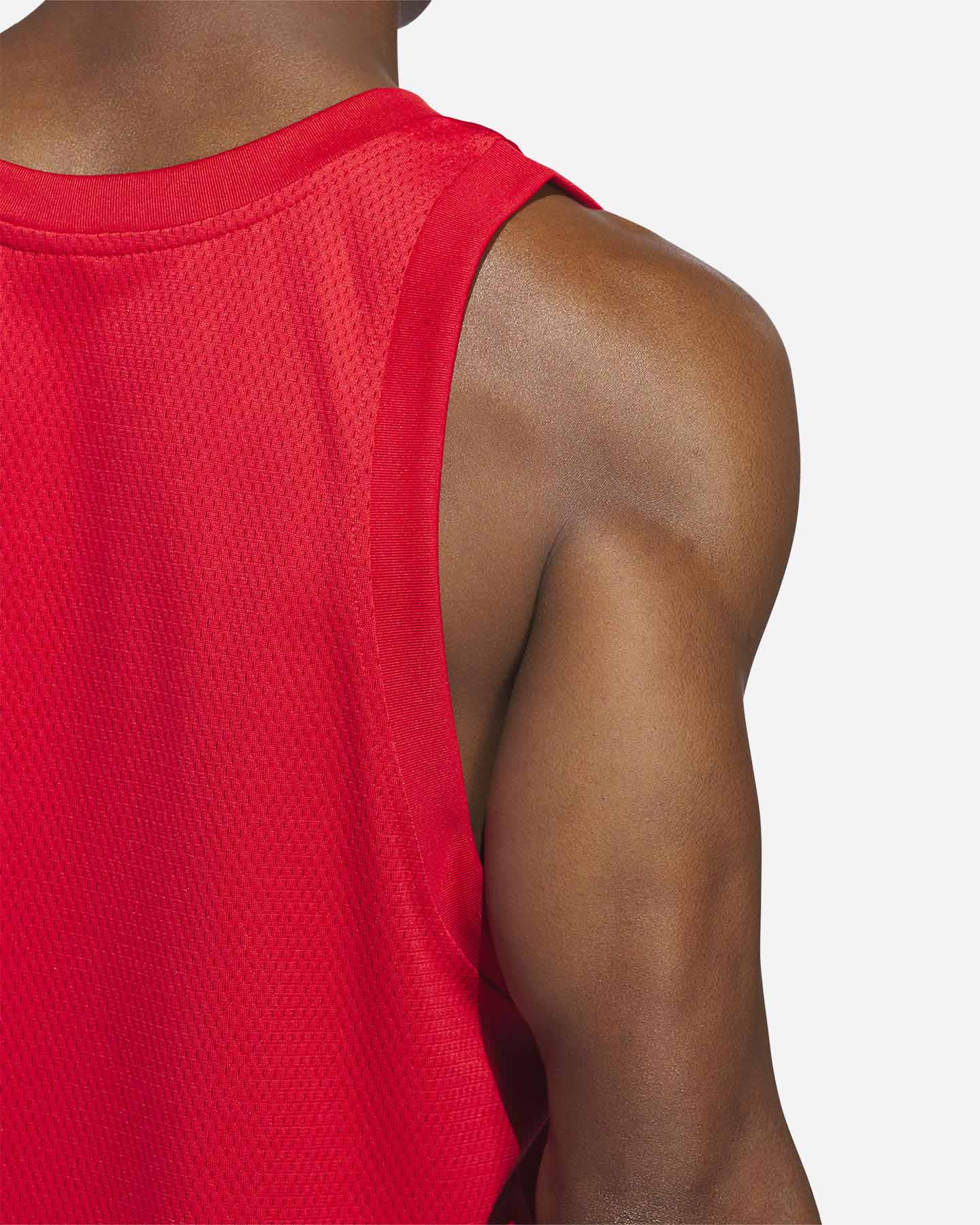 Maglia basket ADIDAS LEGENDS M - Rosso - 5 | Cisalfa Sport