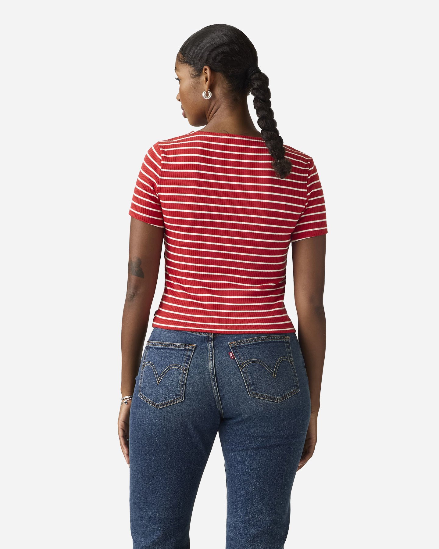 T-shirt LEVI'S SERAFINO STRIPE W - Rosso - 1 | Cisalfa Sport