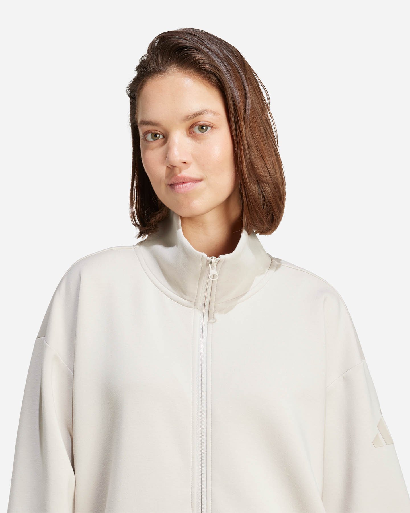 Felpa ADIDAS SZN W - Beige - 5 | Cisalfa Sport