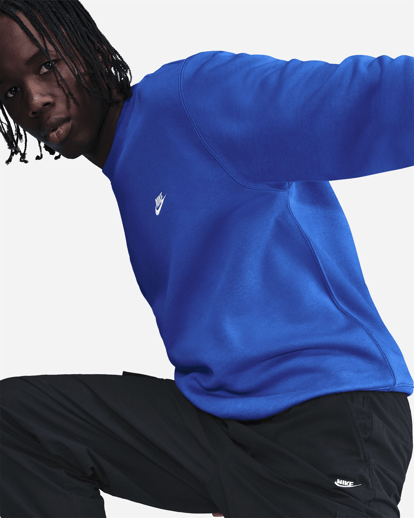 Pantalone NIKE CLUB M - Nero - 4 | Cisalfa Sport