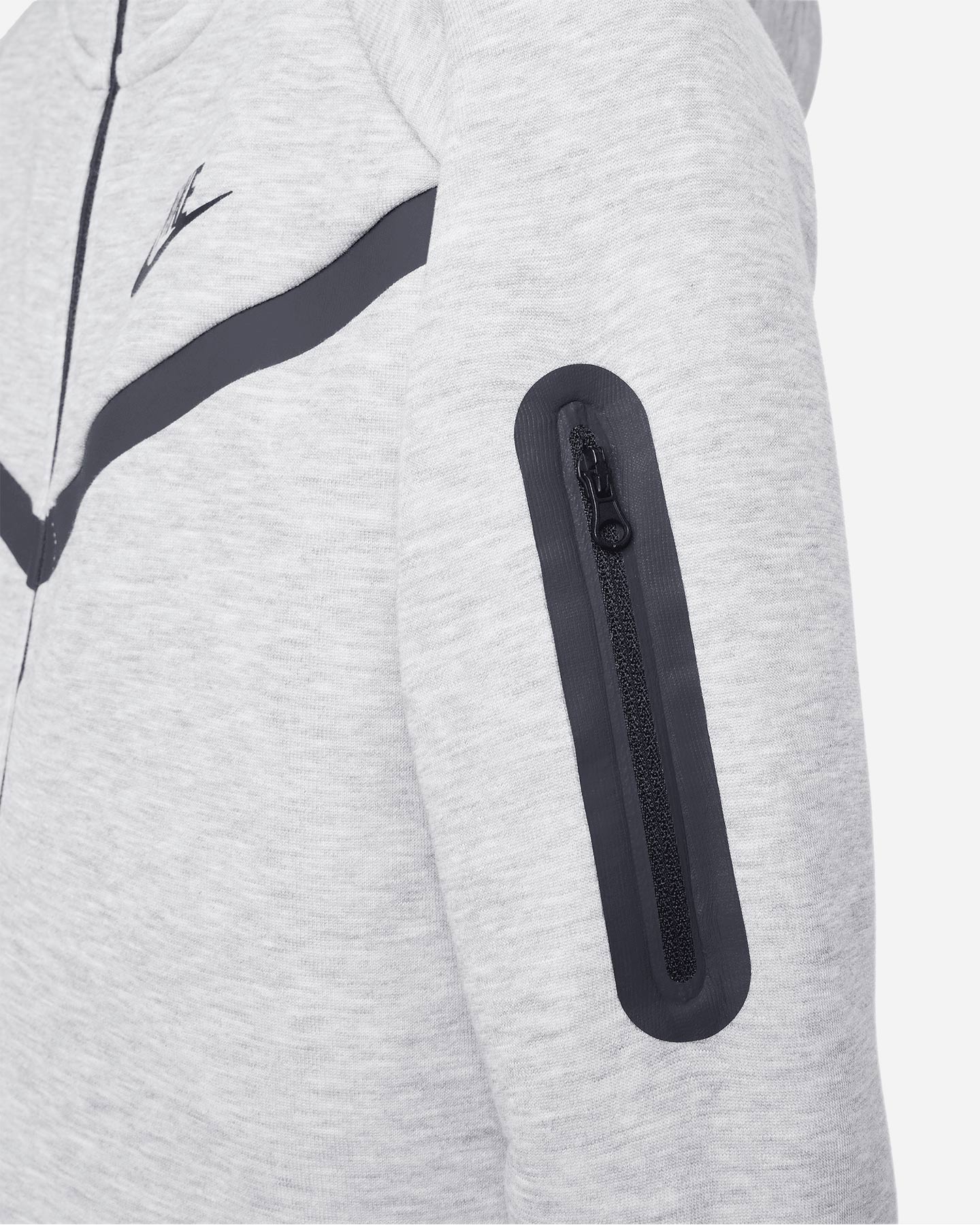 Felpa NIKE TECH FLEECE 2 JR - Grigio - 4 | Cisalfa Sport