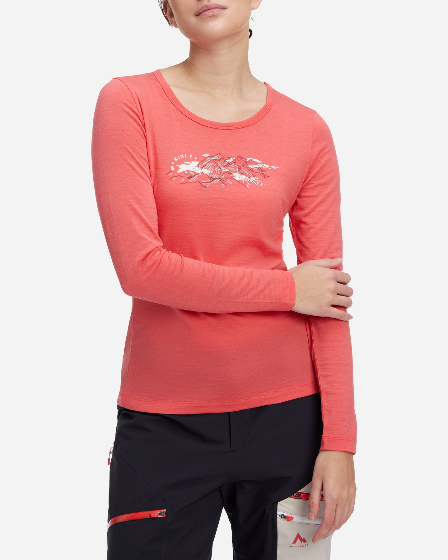 T-shirt MCKINLEY SHANE II W - Rosso - 1 | Cisalfa Sport