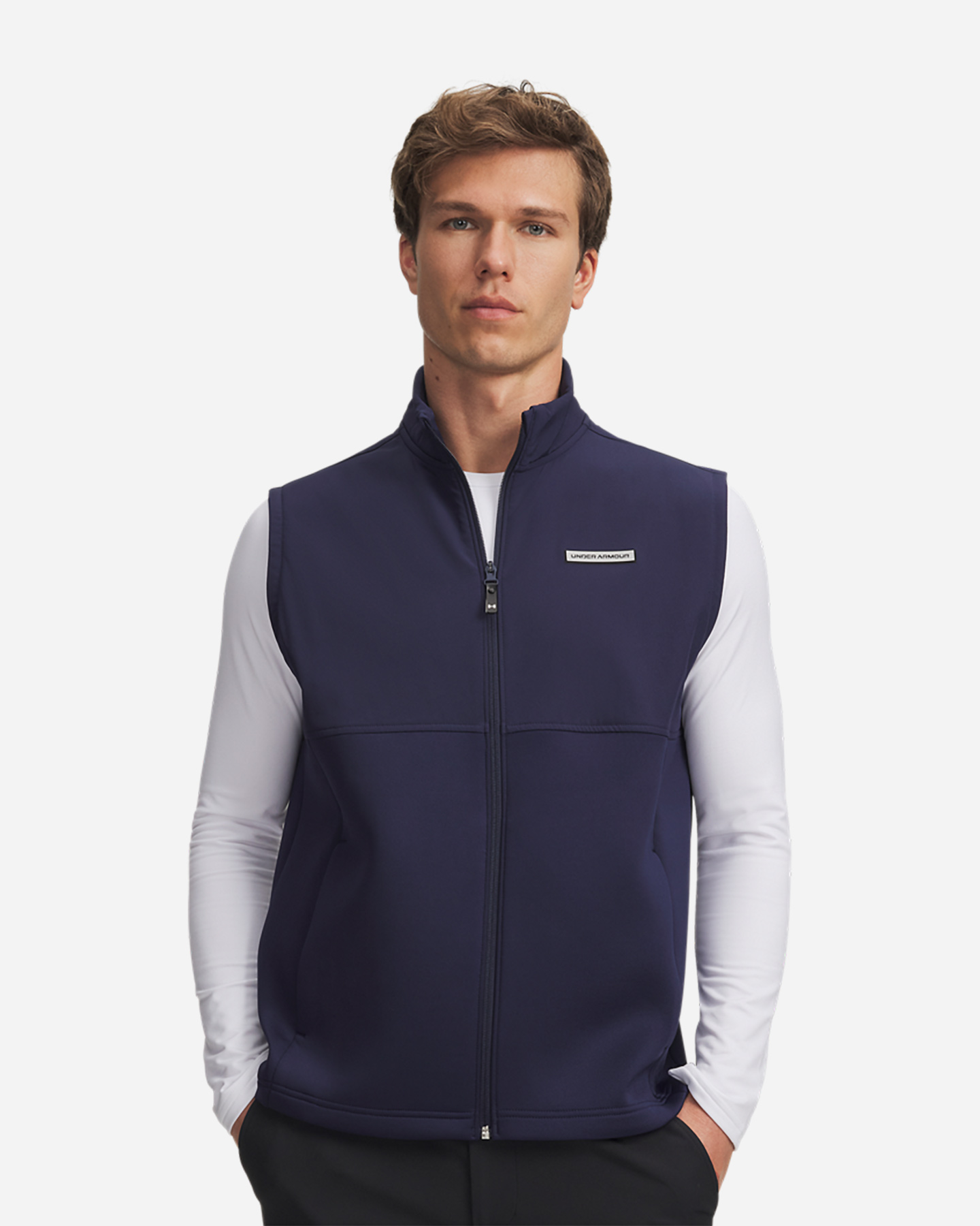 Felpa UNDER ARMOUR DRIVE PRO HYBRID M - Blu Navy - 0 | Cisalfa Sport