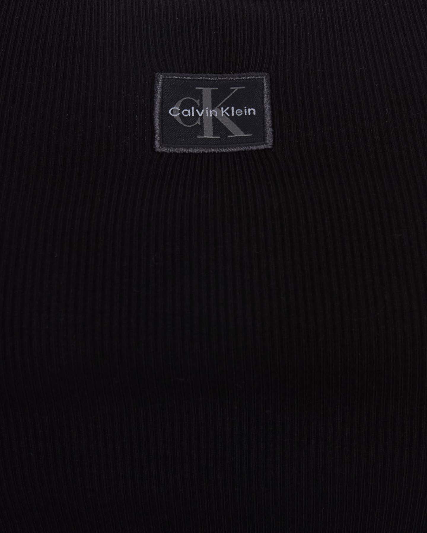 Canotta CALVIN KLEIN JEANS LOGO RIB W - Nero - 2 | Cisalfa Sport