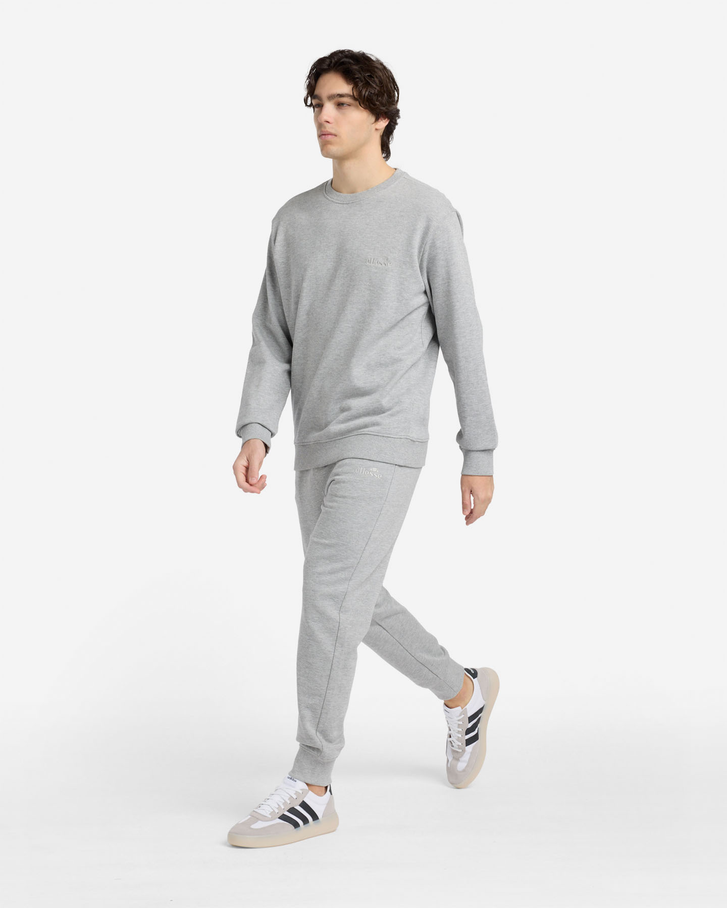 Felpa ELLESSE TERRY SMALL LOGO M - Grigio - 2 | Cisalfa Sport