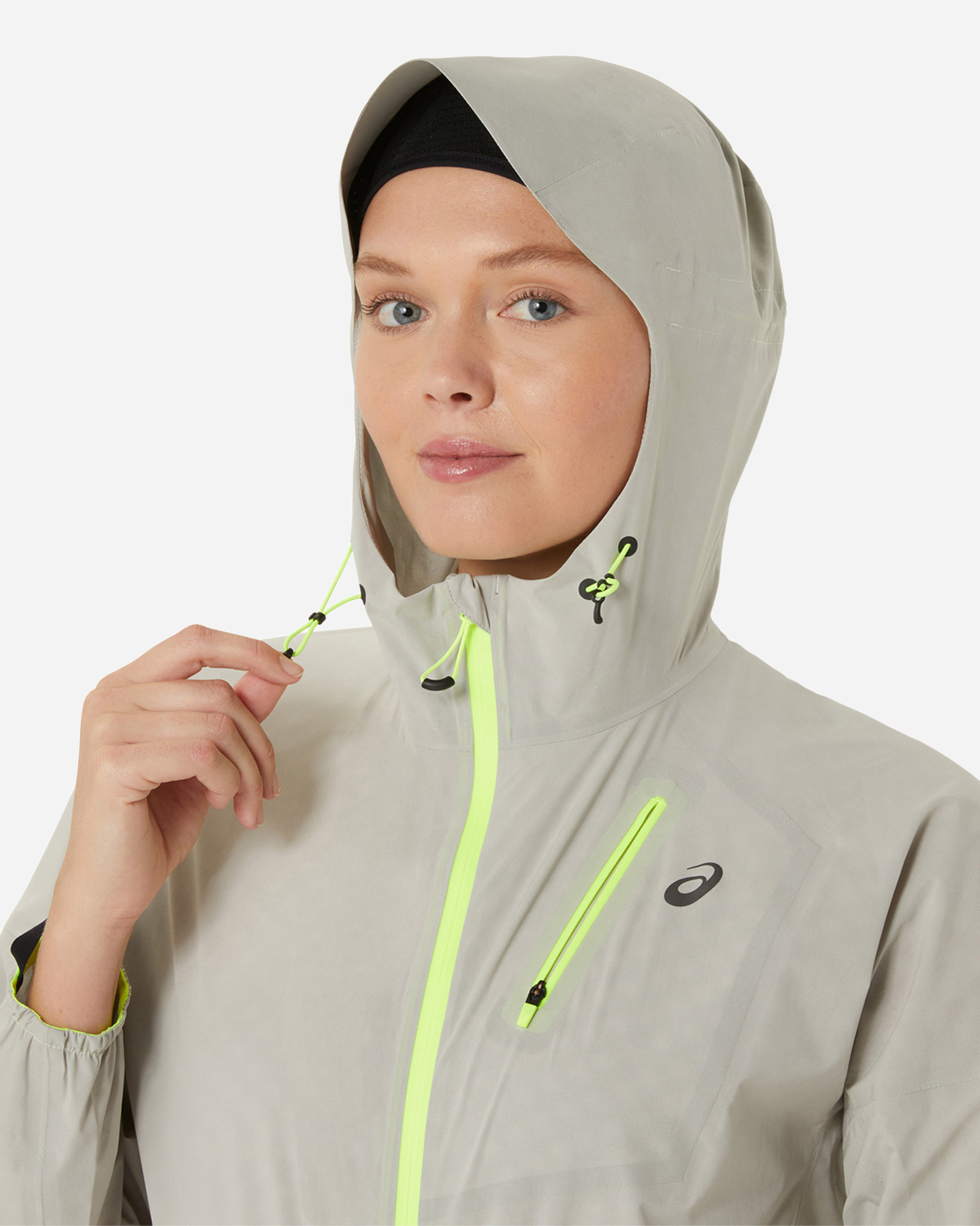 Giacca running ASICS FUJITRAIL WATERPROOF W - Grigio - 5 | Cisalfa Sport