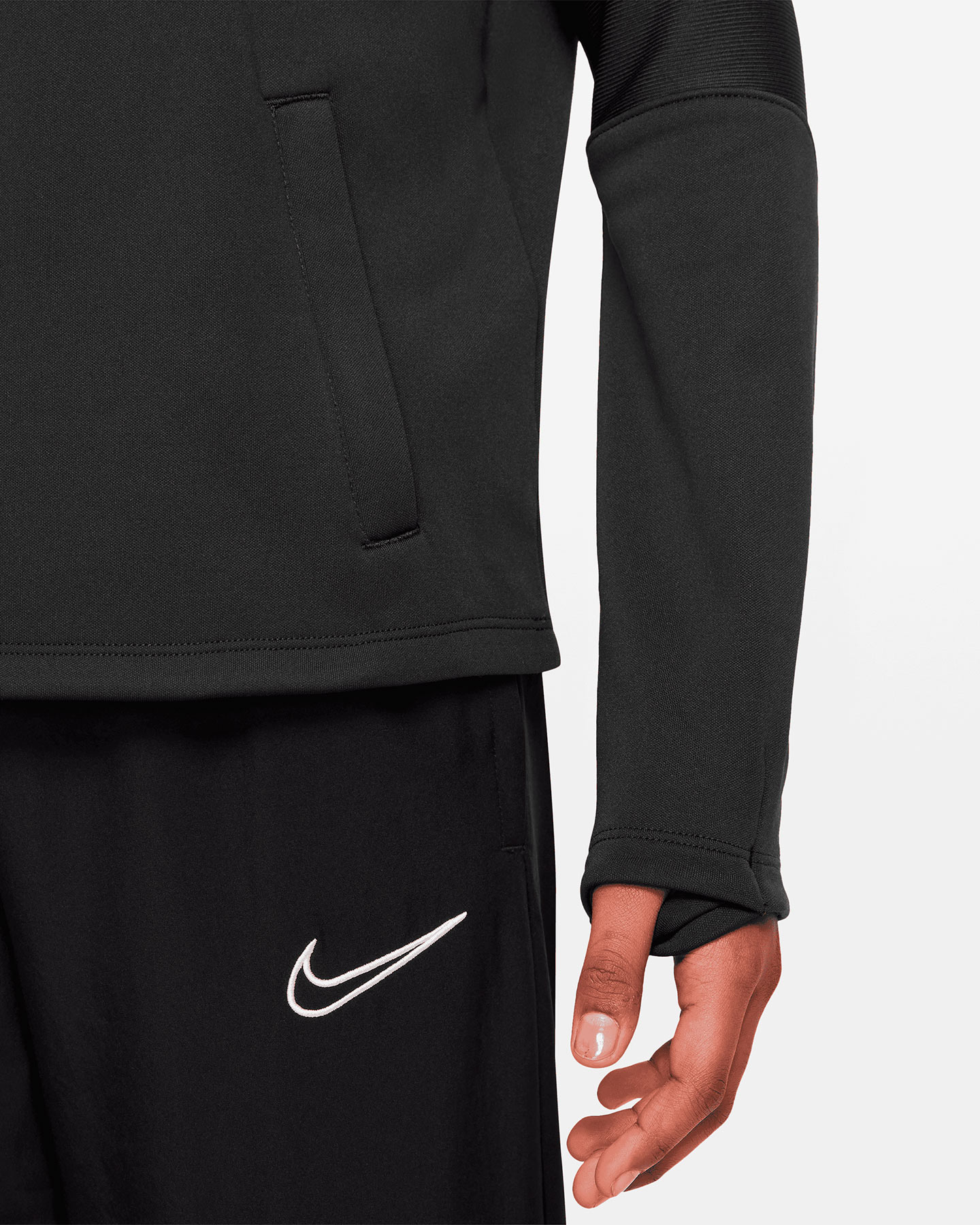 Maglia calcio NIKE THERMA ACADEMY JR - Nero - 2 | Cisalfa Sport