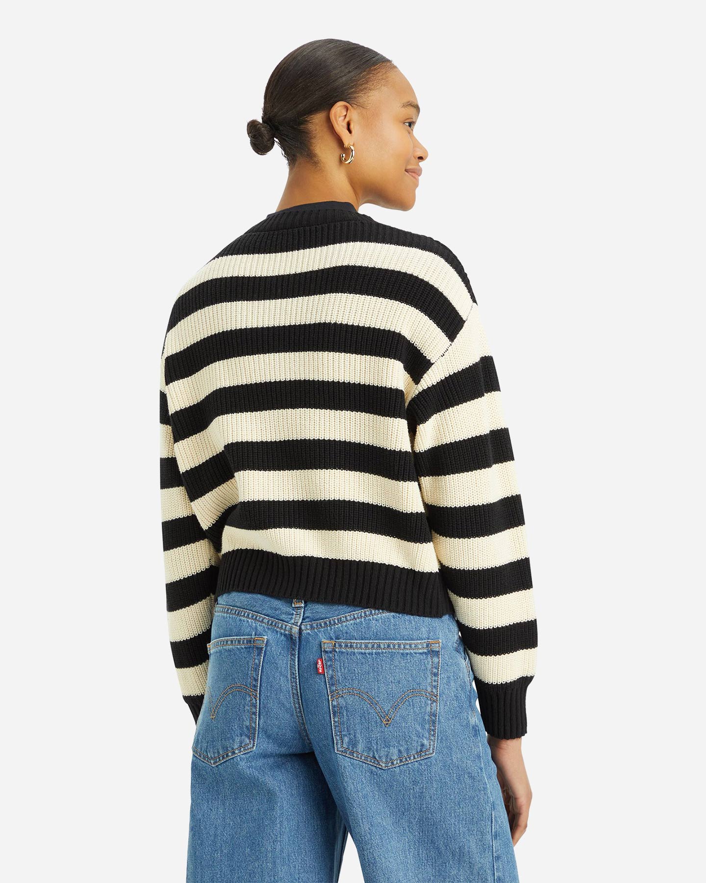 Cardigan LEVI'S STRIPED W - Nero - 1 | Cisalfa Sport