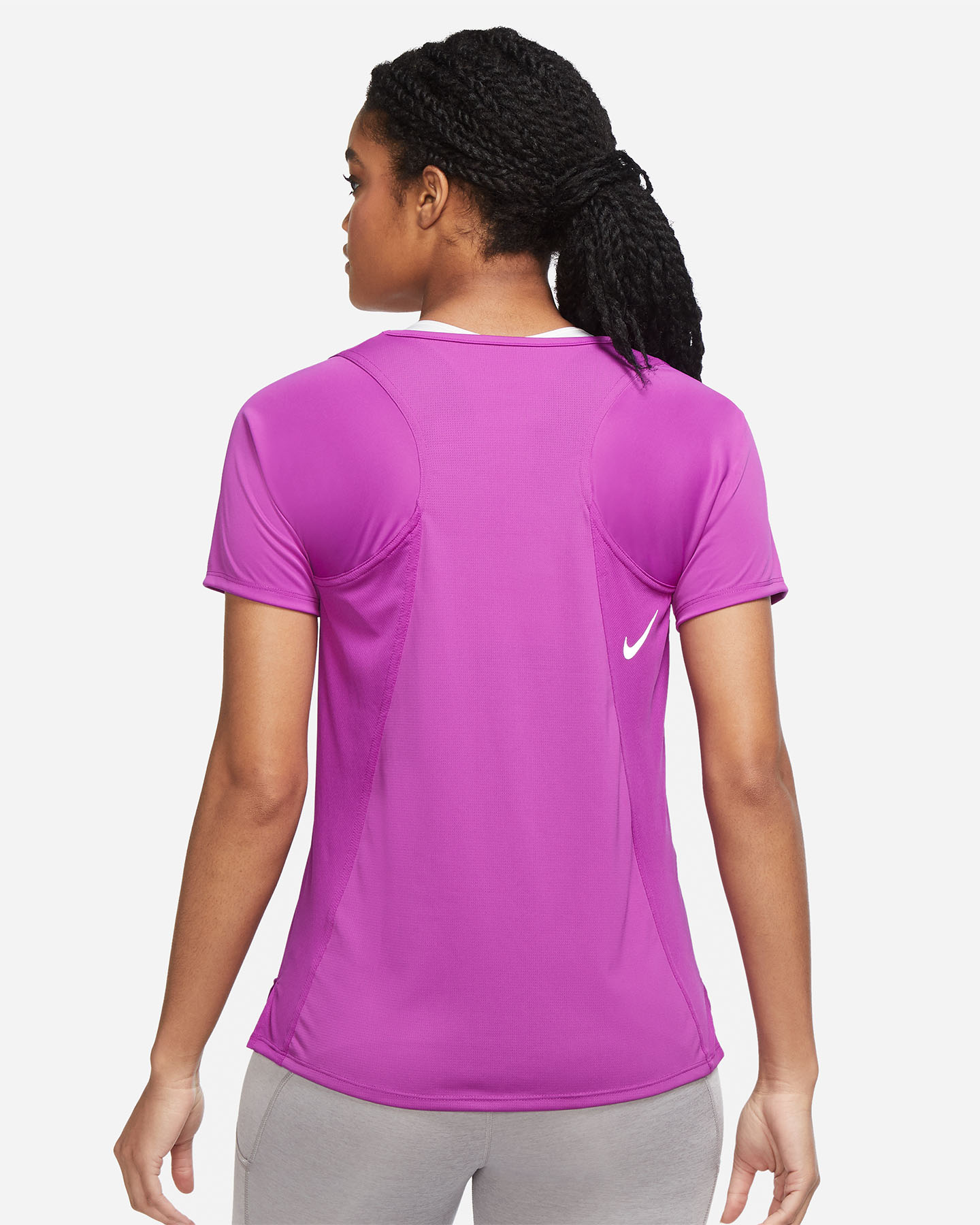 T-shirt running NIKE DRI FIT RACE W - Viola - 1 | Cisalfa Sport
