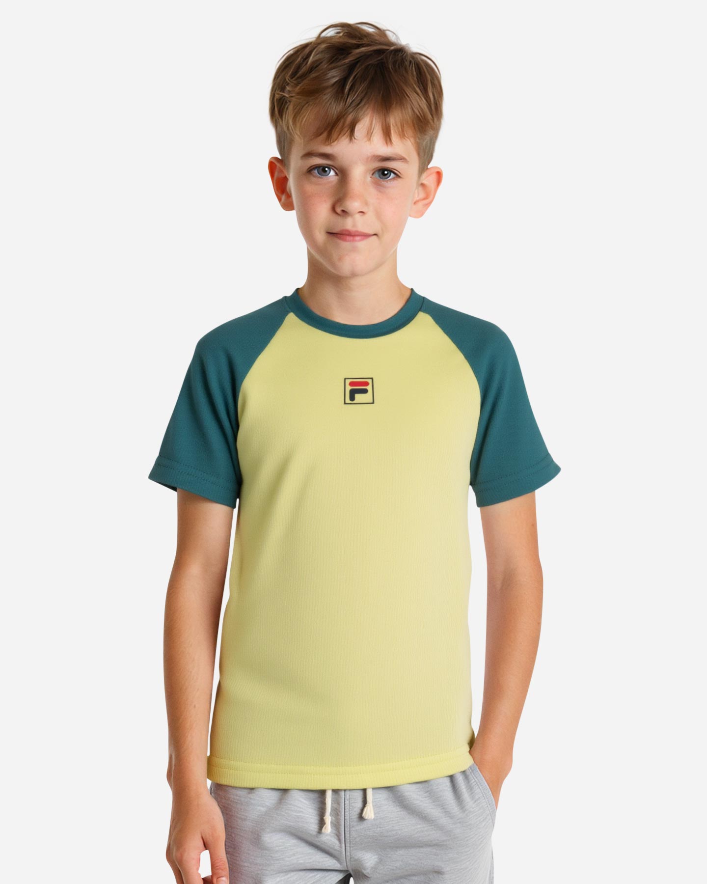 Maglia tennis FILA COURT LINE JR - Verde - 3 | Cisalfa Sport