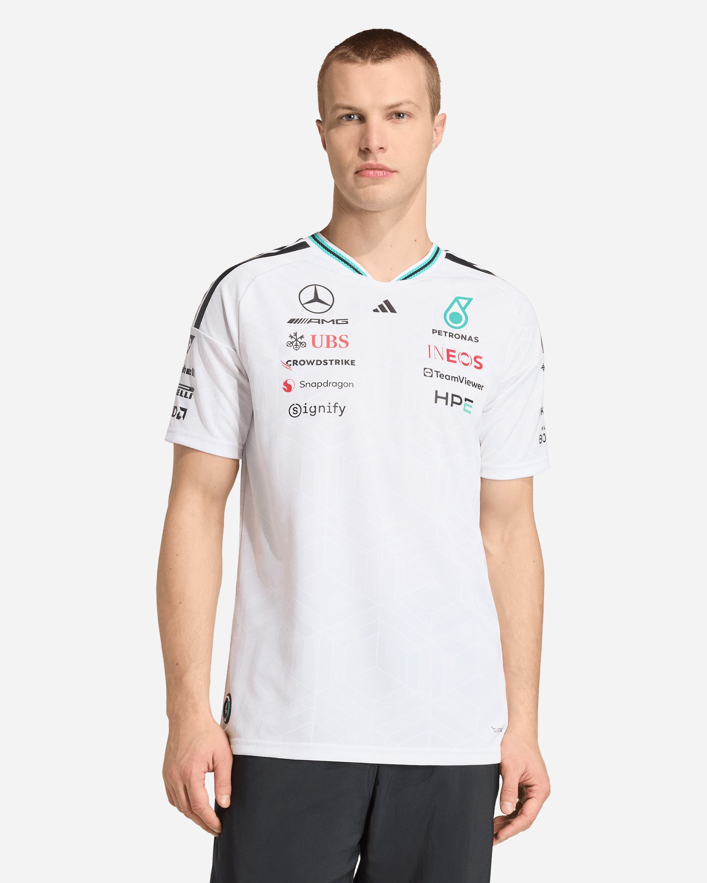 T-shirt ADIDAS MERCEDES AUTHENTIC M - Bianco - 1 | Cisalfa Sport