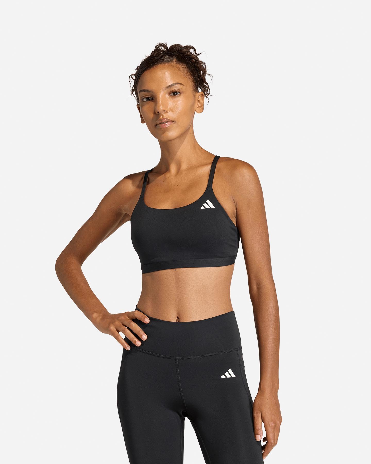 Bra training ADIDAS OPTIME ESSENTIALS W - Nero - 2 | Cisalfa Sport