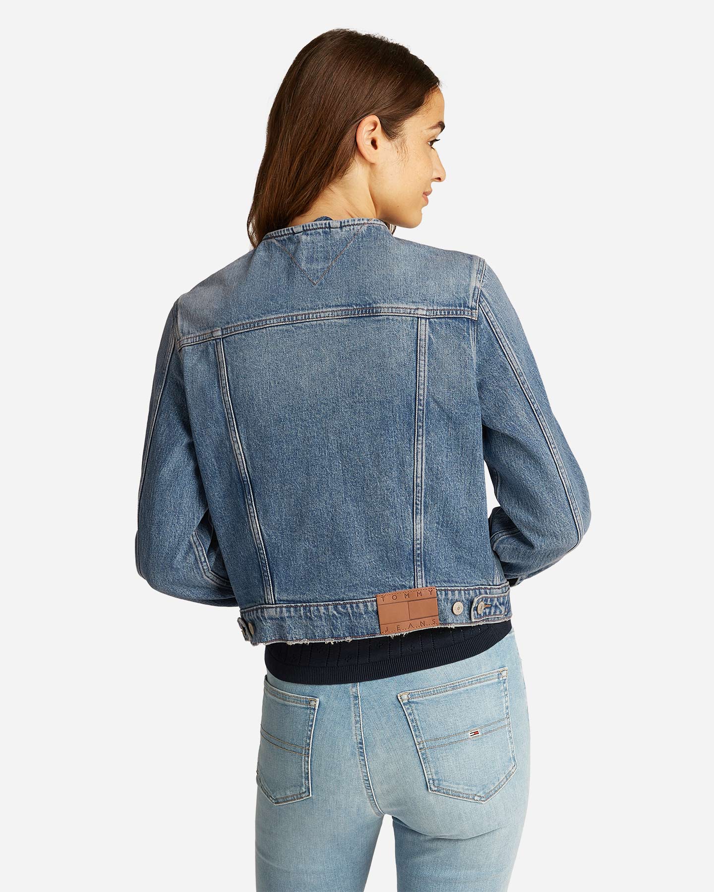 Giubbotto TOMMY HILFIGER COLLARLESS W - Denim - 3 | Cisalfa Sport