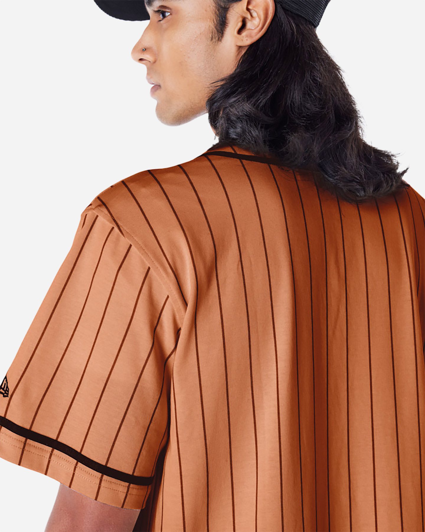 T-shirt NEW ERA BRAND PINSTRIPE M - Marrone - 2 | Cisalfa Sport