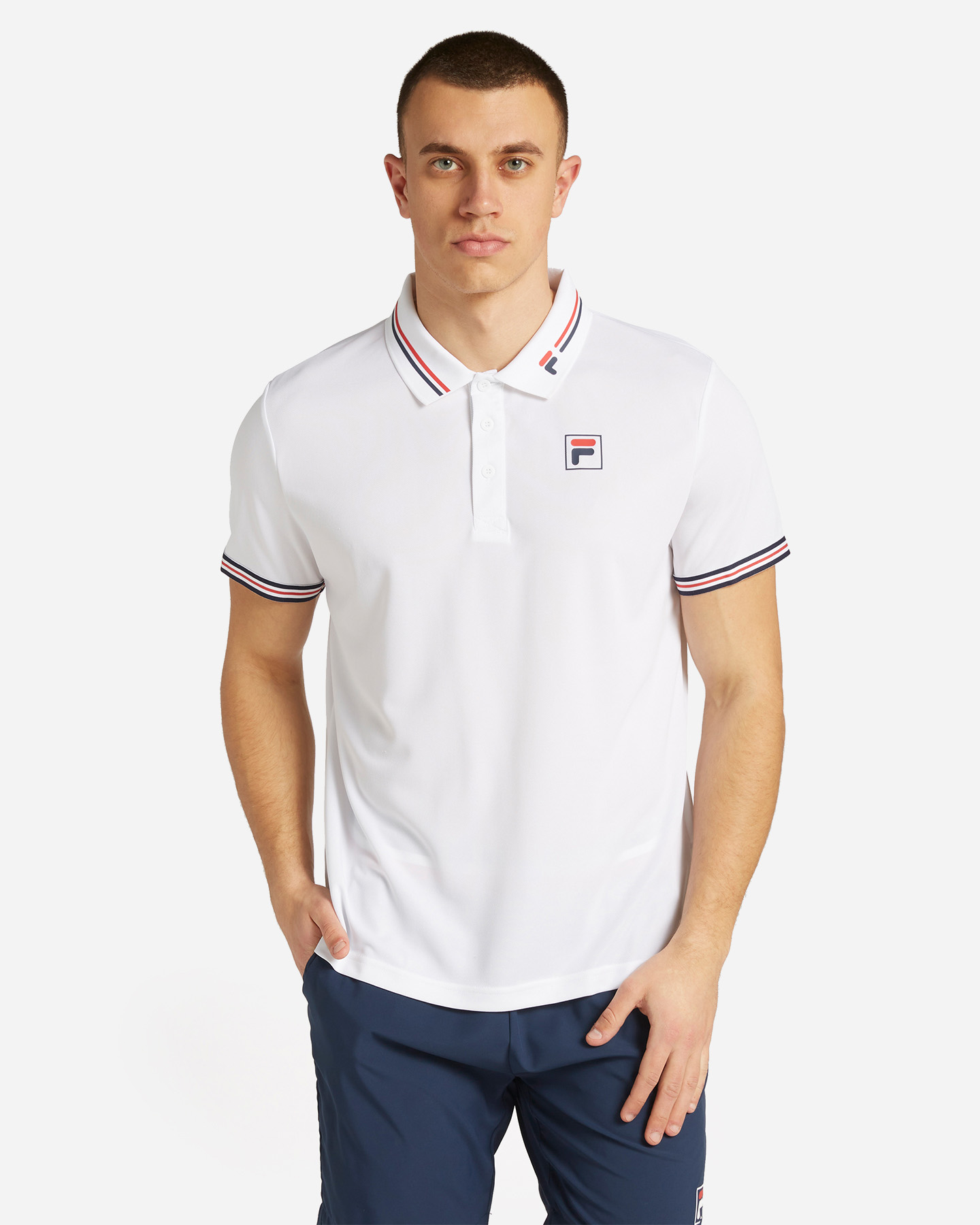 Polo tennis FILA CORE M - Bianco - 0 | Cisalfa Sport