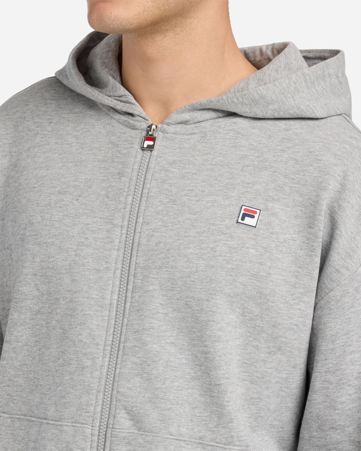 Felpa FILA CLASSIC DYNAMISM M - Grigio - 5 | Cisalfa Sport