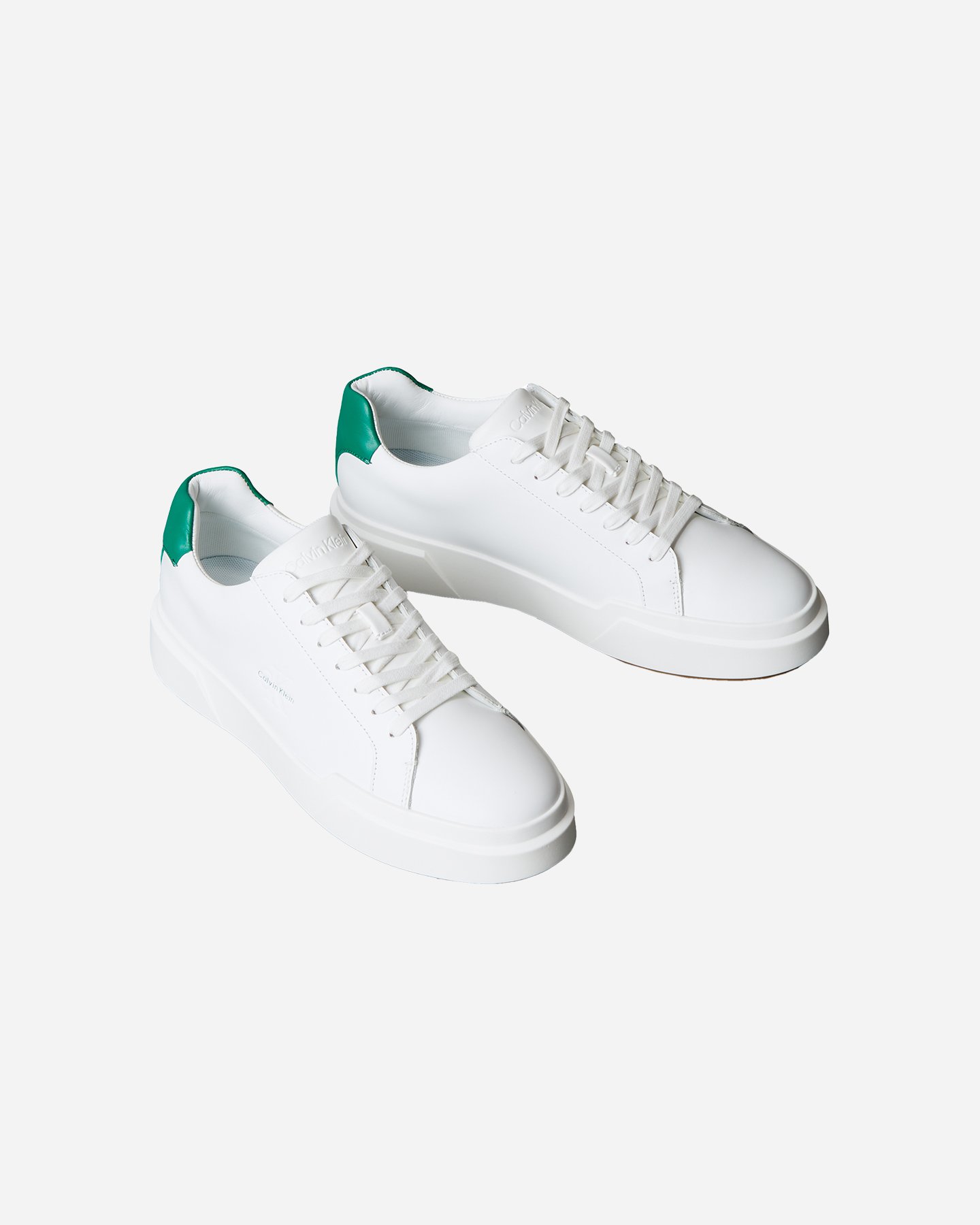 Scarpe sneakers CALVIN KLEIN JEANS CHUNKY CUPSOLE LACEUP LEATHER M - Bianco - 1 | Cisalfa Sport