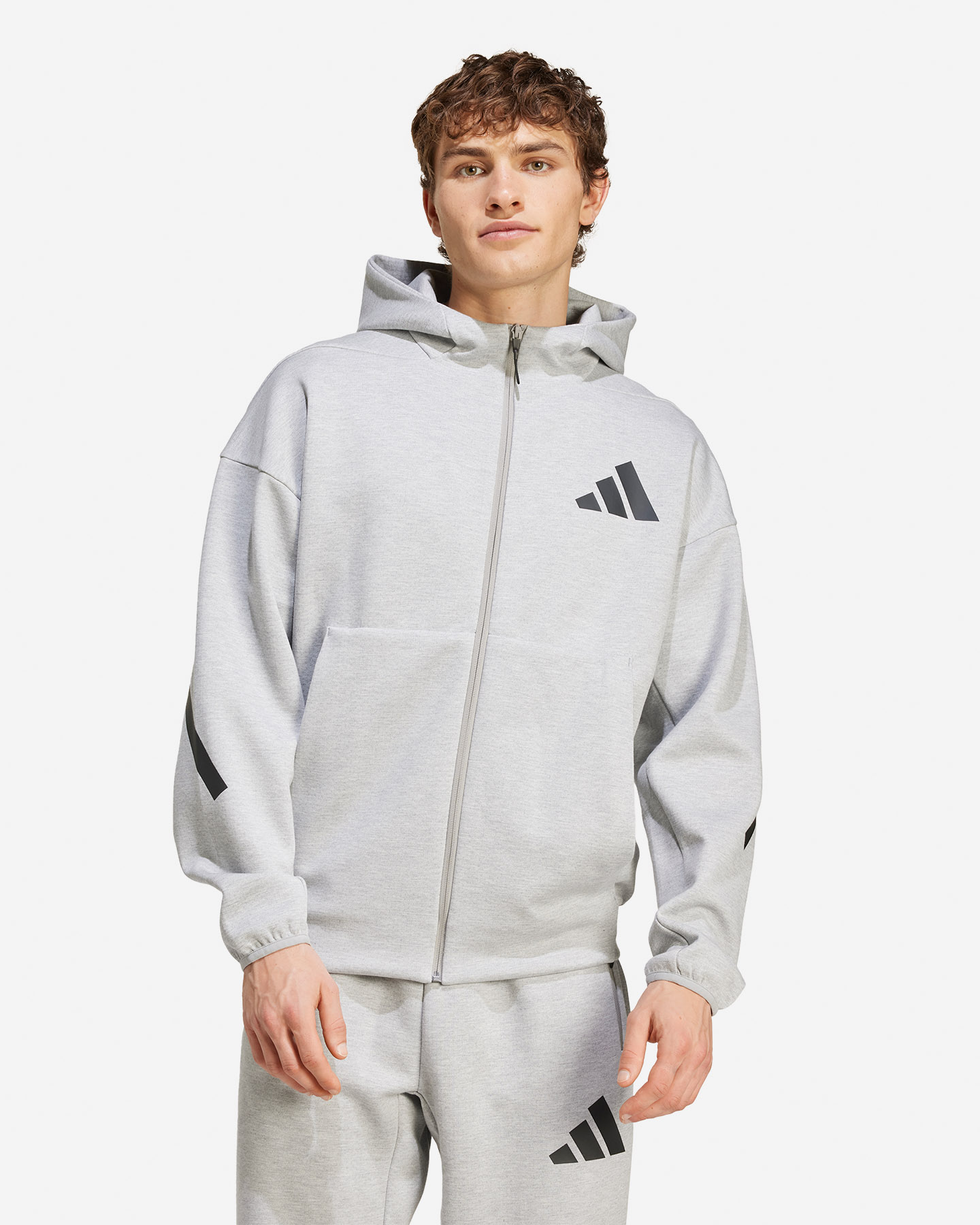 Felpa ADIDAS Z.N.E. M - Grigio - 1 | Cisalfa Sport