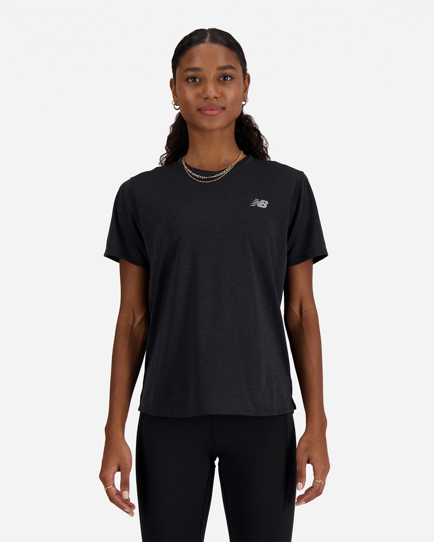T-shirt running NEW BALANCE ATHLETICS W - Nero - 0 | Cisalfa Sport