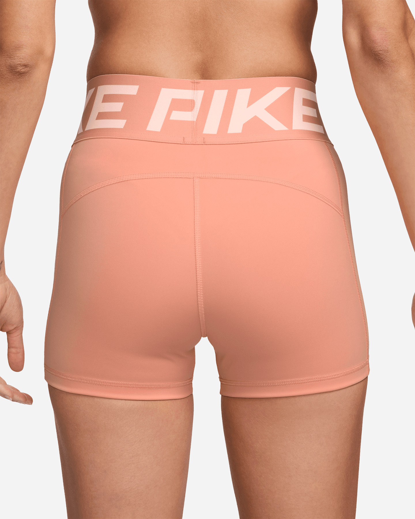 Short training NIKE PRO HIGH RISE W - Arancione - 3 | Cisalfa Sport