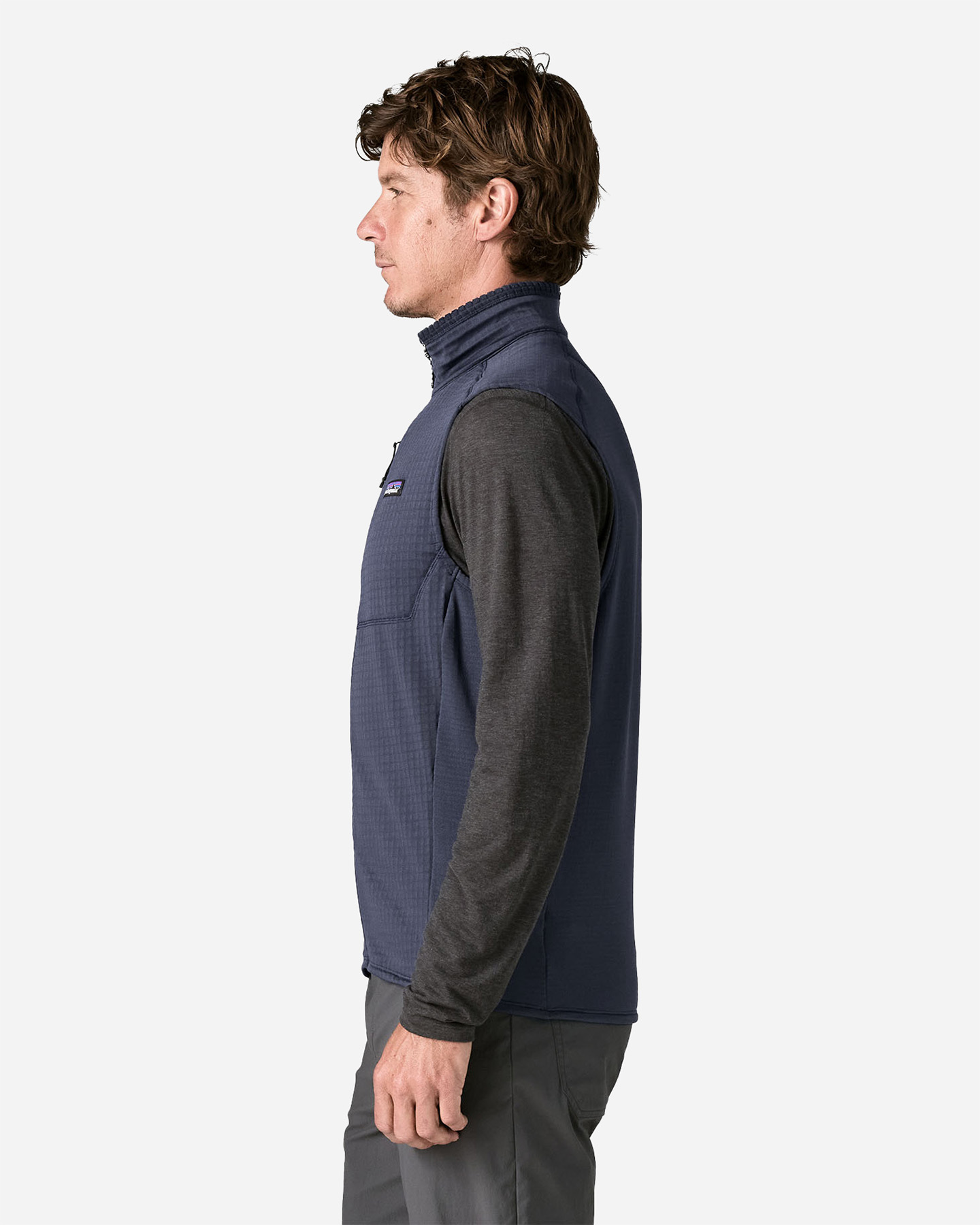 Gilet PATAGONIA R1 M - Blu - 2 | Cisalfa Sport