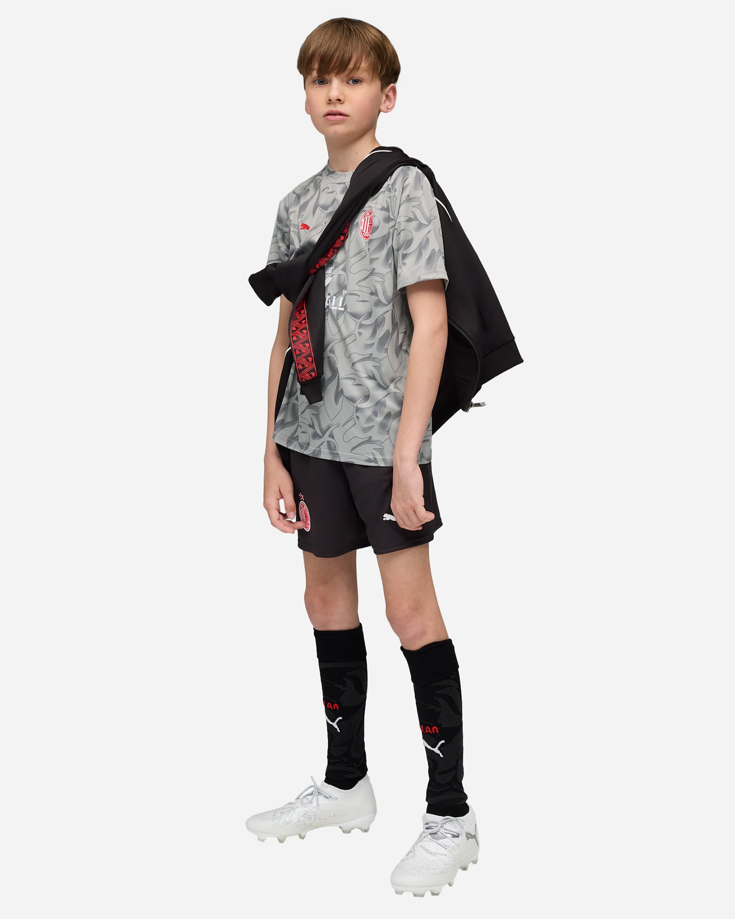 Abbigliamento calcio ufficiale PUMA MILAN PREMATCH 25-26 JR - Color mix - 4 | Cisalfa Sport