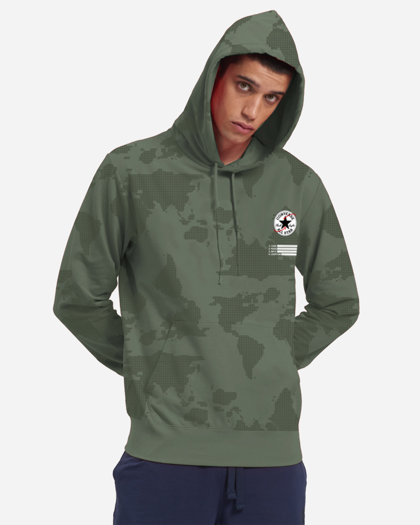 Felpa CONVERSE CHUCK FUTURE UTILITY M - Verde - 0 | Cisalfa Sport