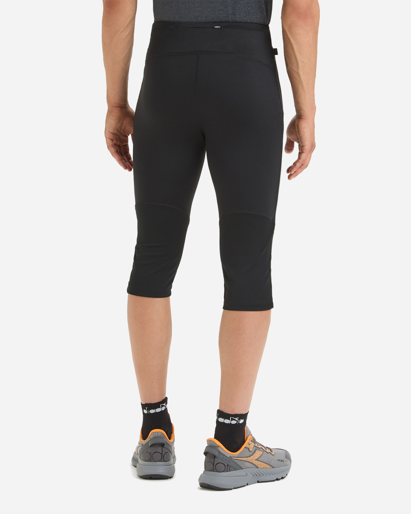 Capri running DIADORA RUN CREW M - Nero - 2 | Cisalfa Sport