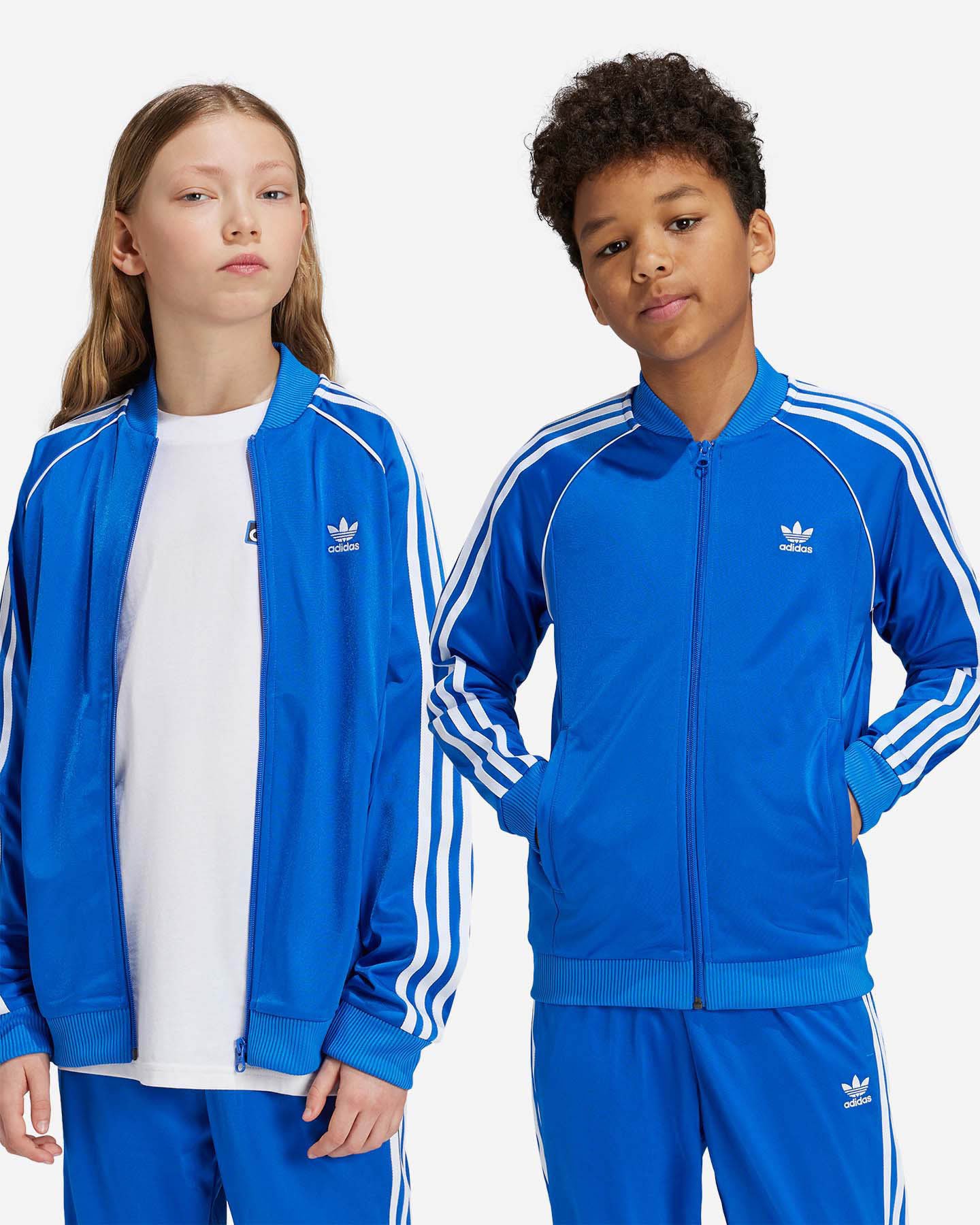 Felpa ADIDAS O BOY JR - Blu royal - 2 | Cisalfa Sport