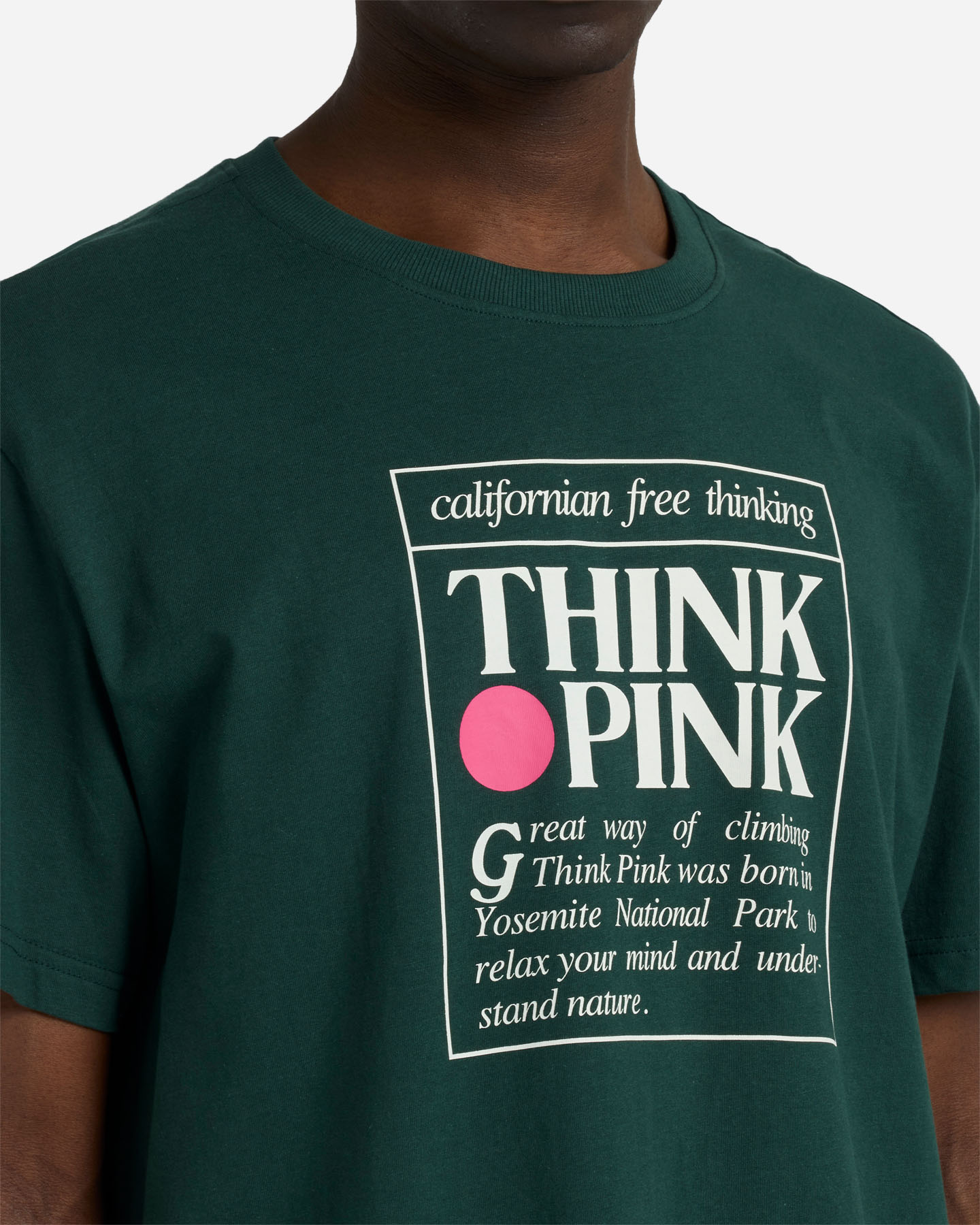 T-shirt THINK PINK BIG LOGO M - Verde - 4 | Cisalfa Sport