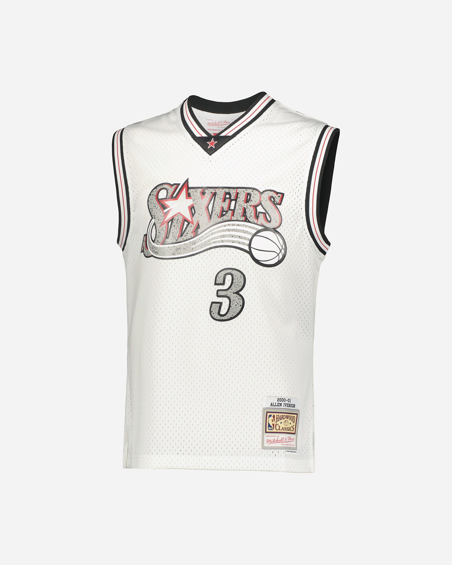 Canotta basket MITCHELL&NESS CEMENT 76ERS '00 ALLEN IVERSON M - Bianco - 0 | Cisalfa Sport