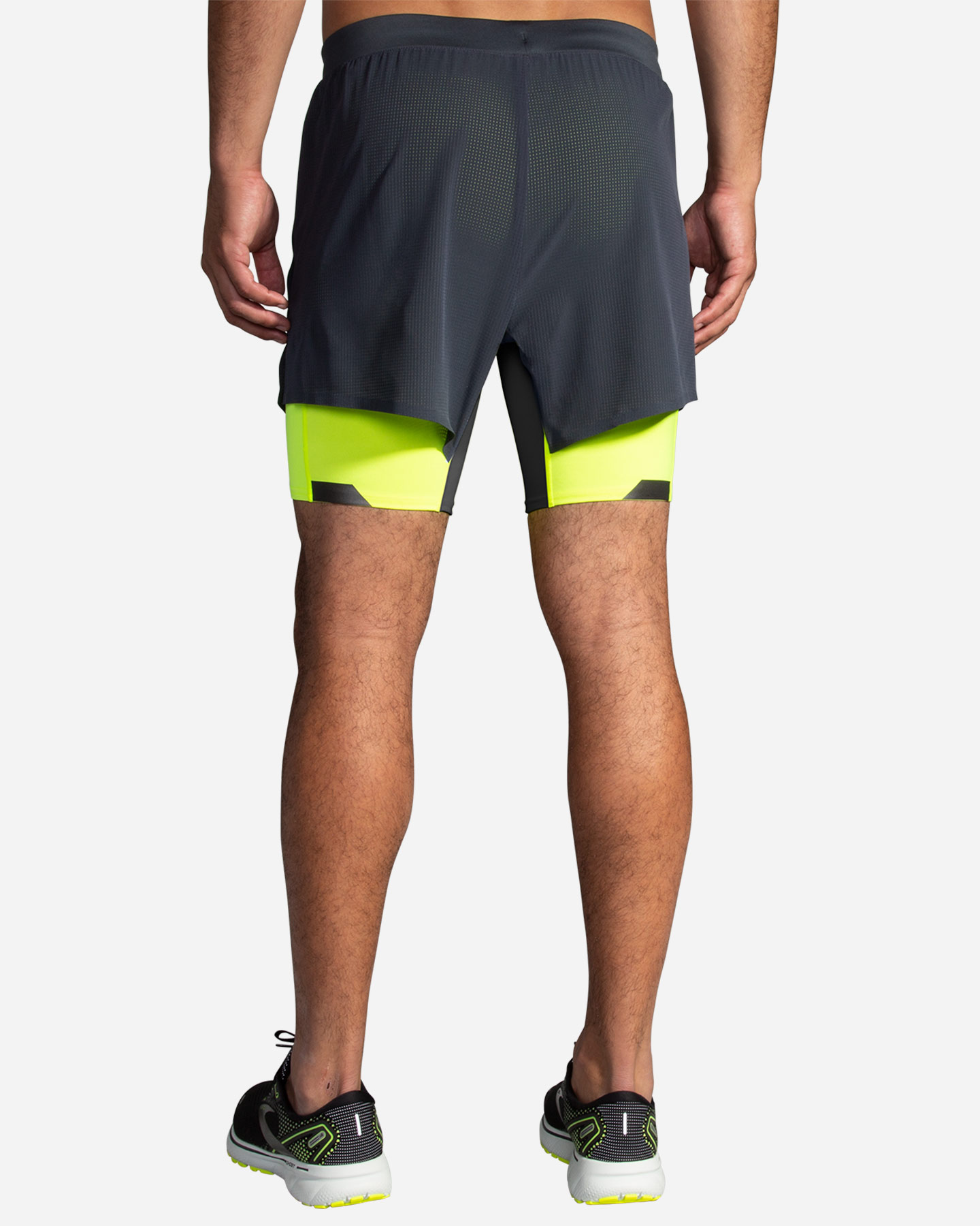 Short running BROOKS RUN VISIBLE 5" 2IN1 M - Nero - 1 | Cisalfa Sport