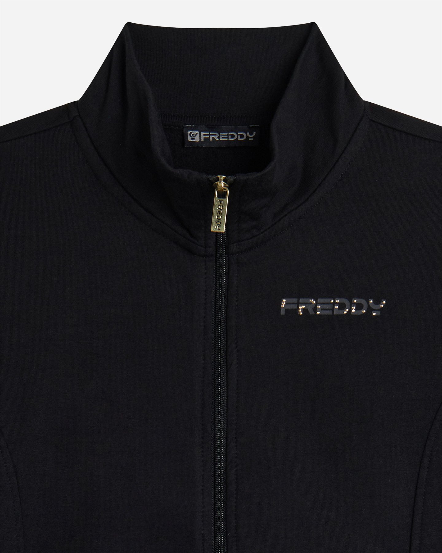 Felpa FREDDY HIGH NECK SMALL LOGO W - Nero - 2 | Cisalfa Sport