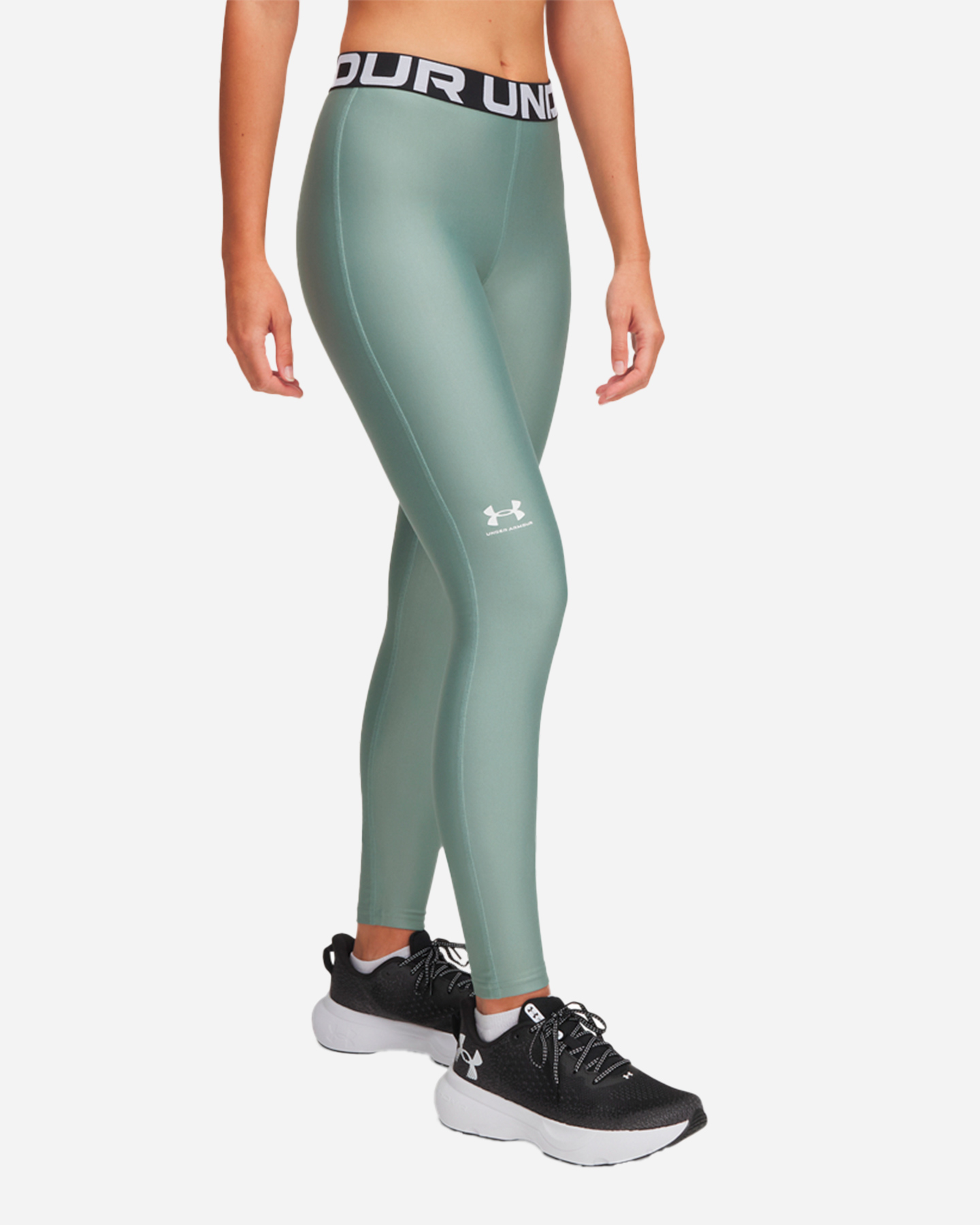 Leggings UNDER ARMOUR LOGO W - Verde - 0 | Cisalfa Sport