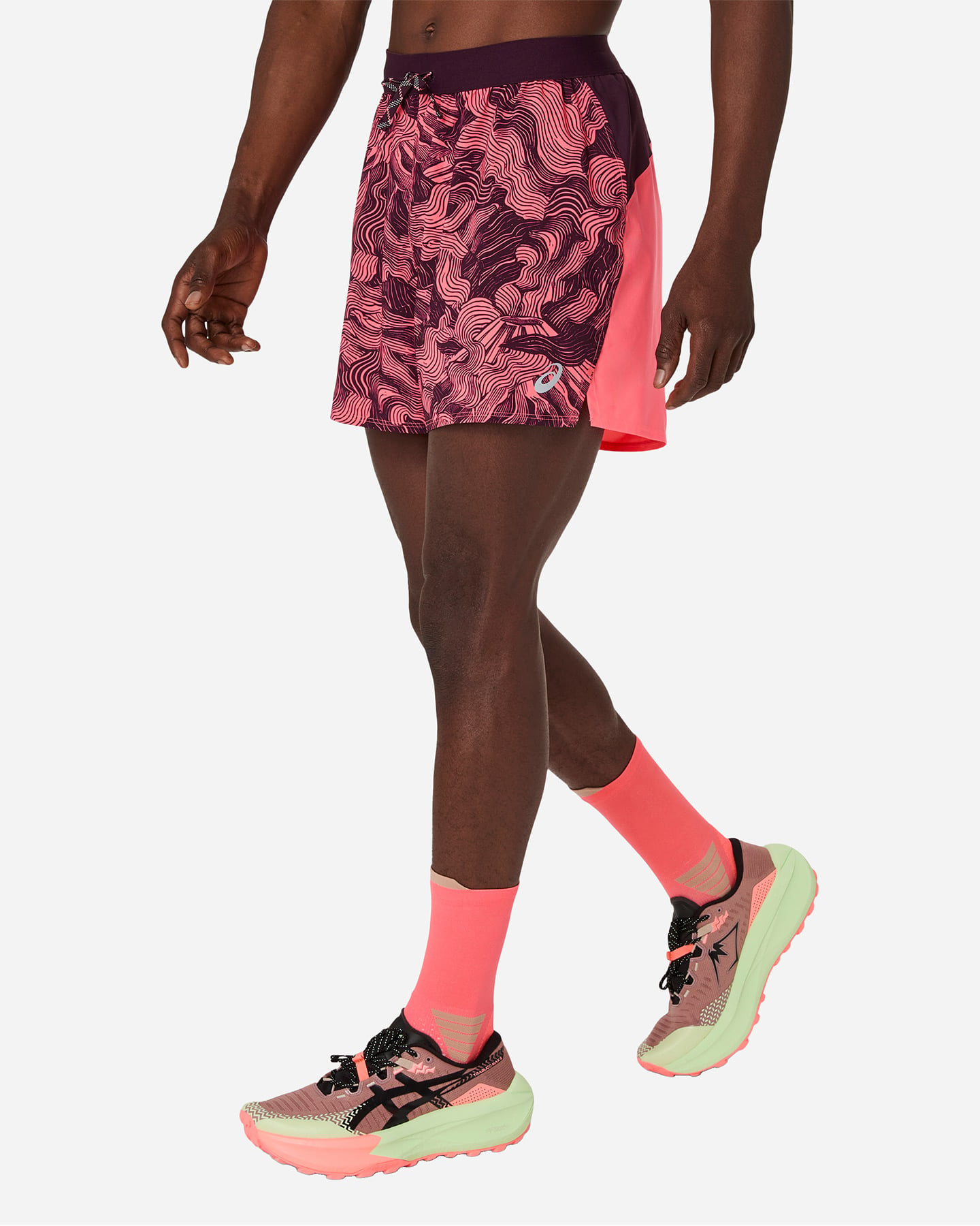 Short running ASICS FUJITRAIL ALL OVER PRINT 5IN M - Color mix - 1 | Cisalfa Sport