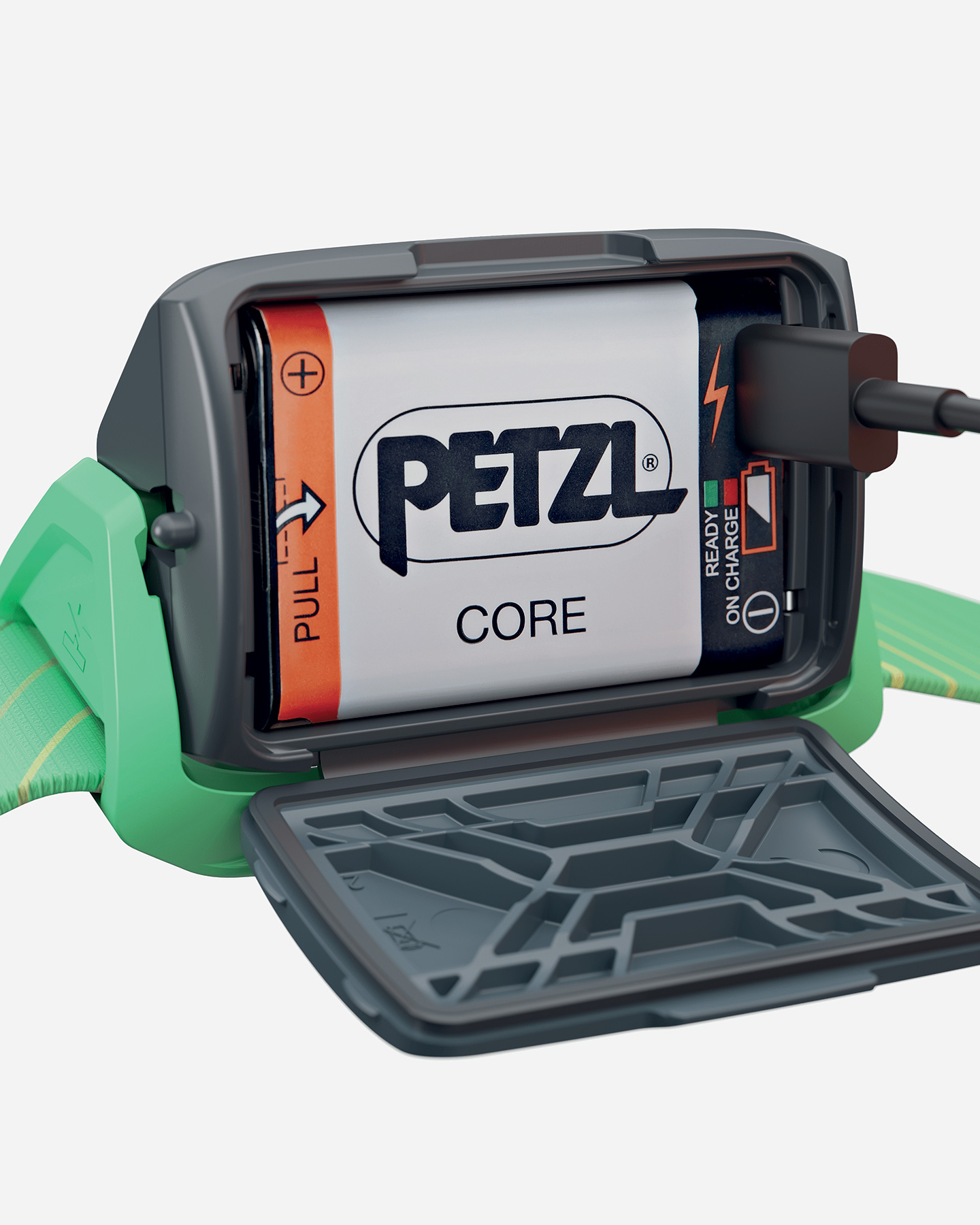 Lampada frontale PETZL TIKKA CORE 450 LUMEN  - Verde - 2 | Cisalfa Sport