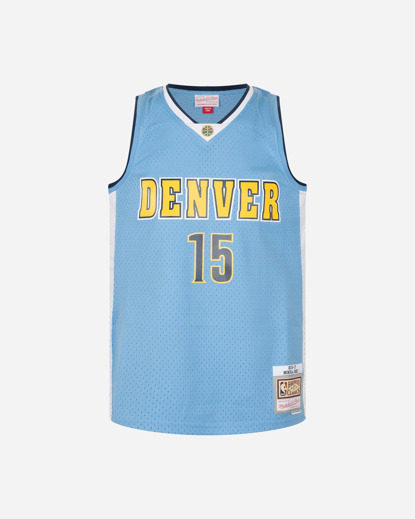 Canotta basket MITCHELL&NESS DENVER NUGGETS 2016 NIKOLA JOKIC M - Blu - 0 | Cisalfa Sport