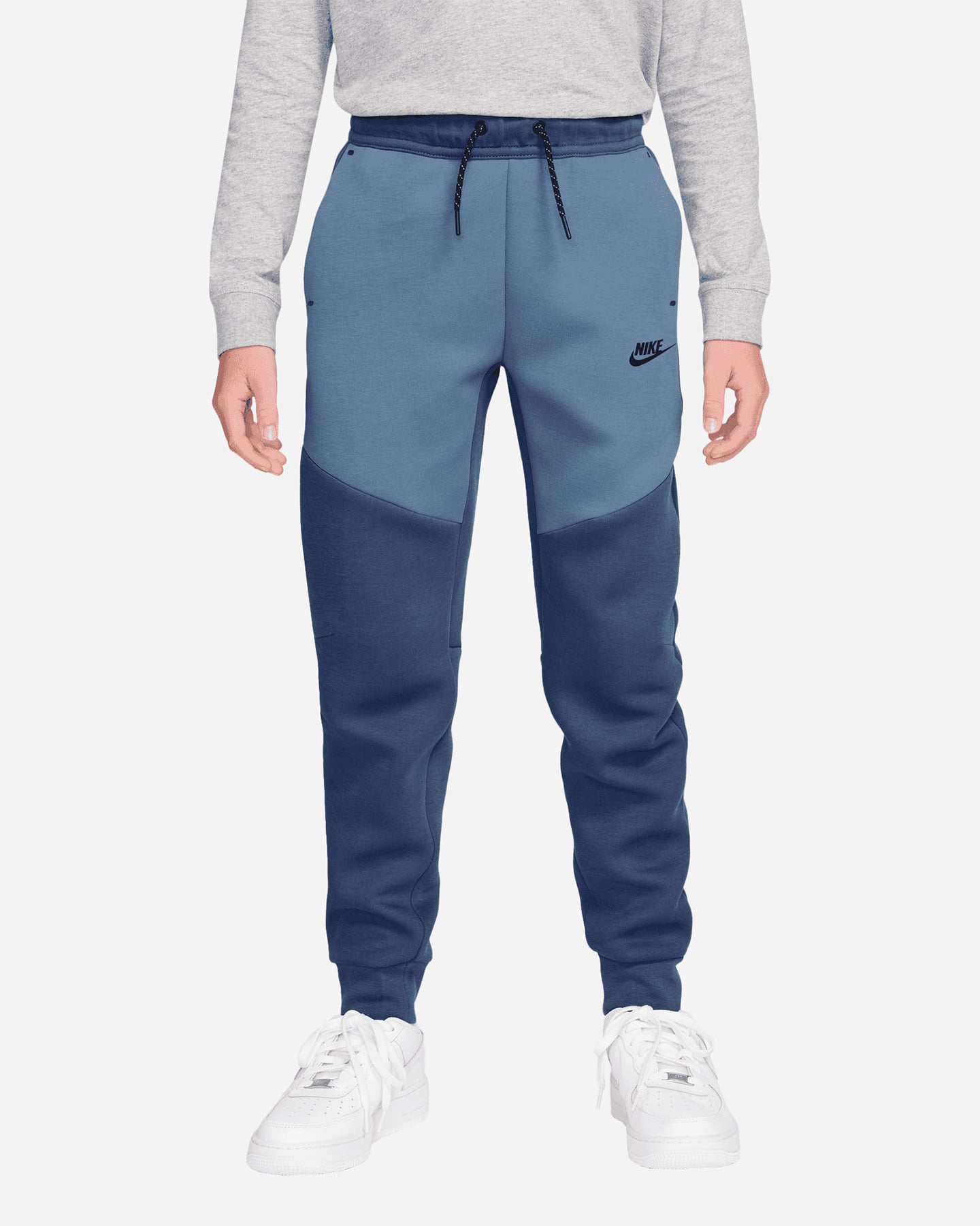 Nike Tech Fleece 2 Jr - Pantalone - Blu Navy