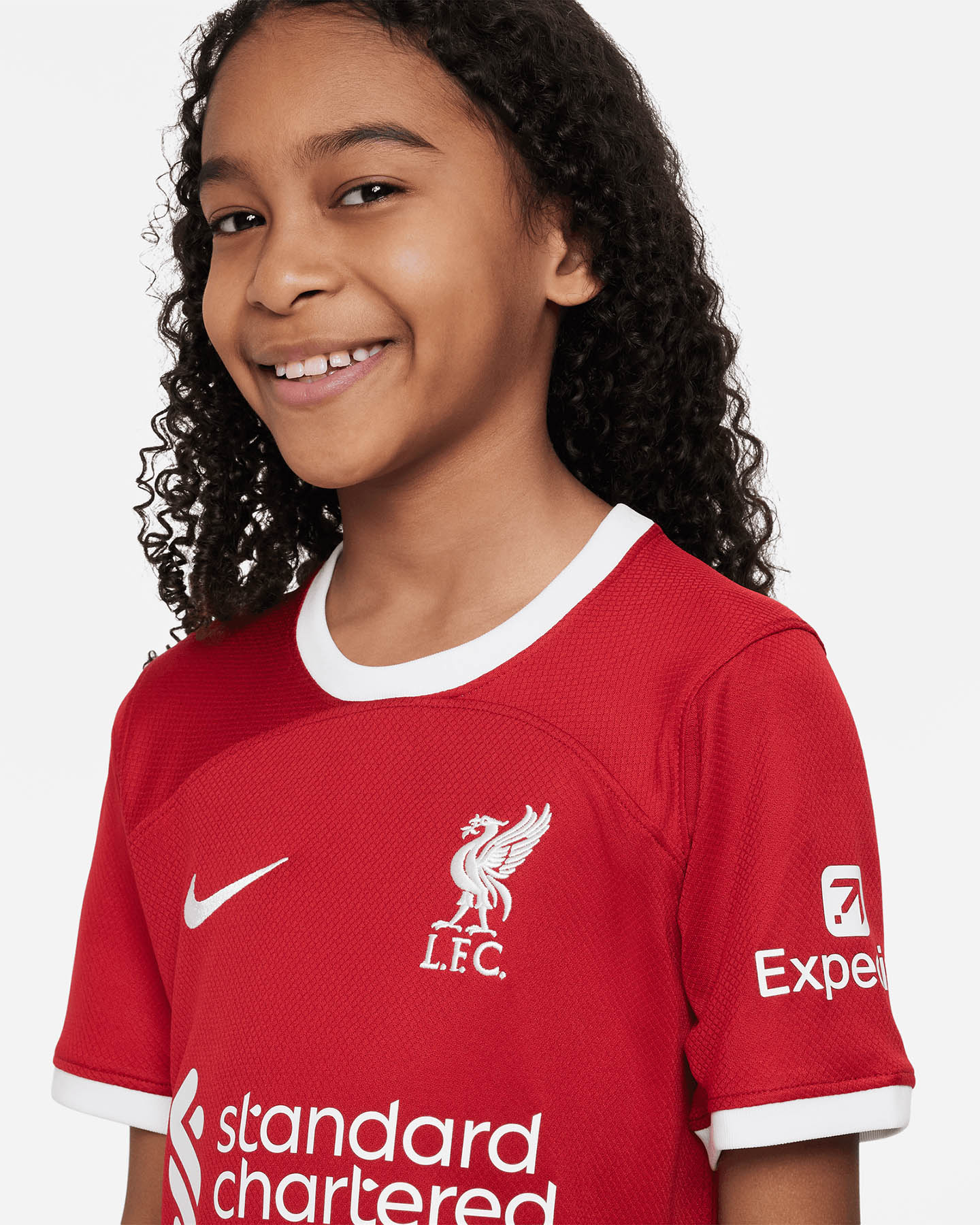 Maglia calcio ufficiale NIKE LIVERPOOL HOME 23-24 JR - Rosso - 4 | Cisalfa Sport