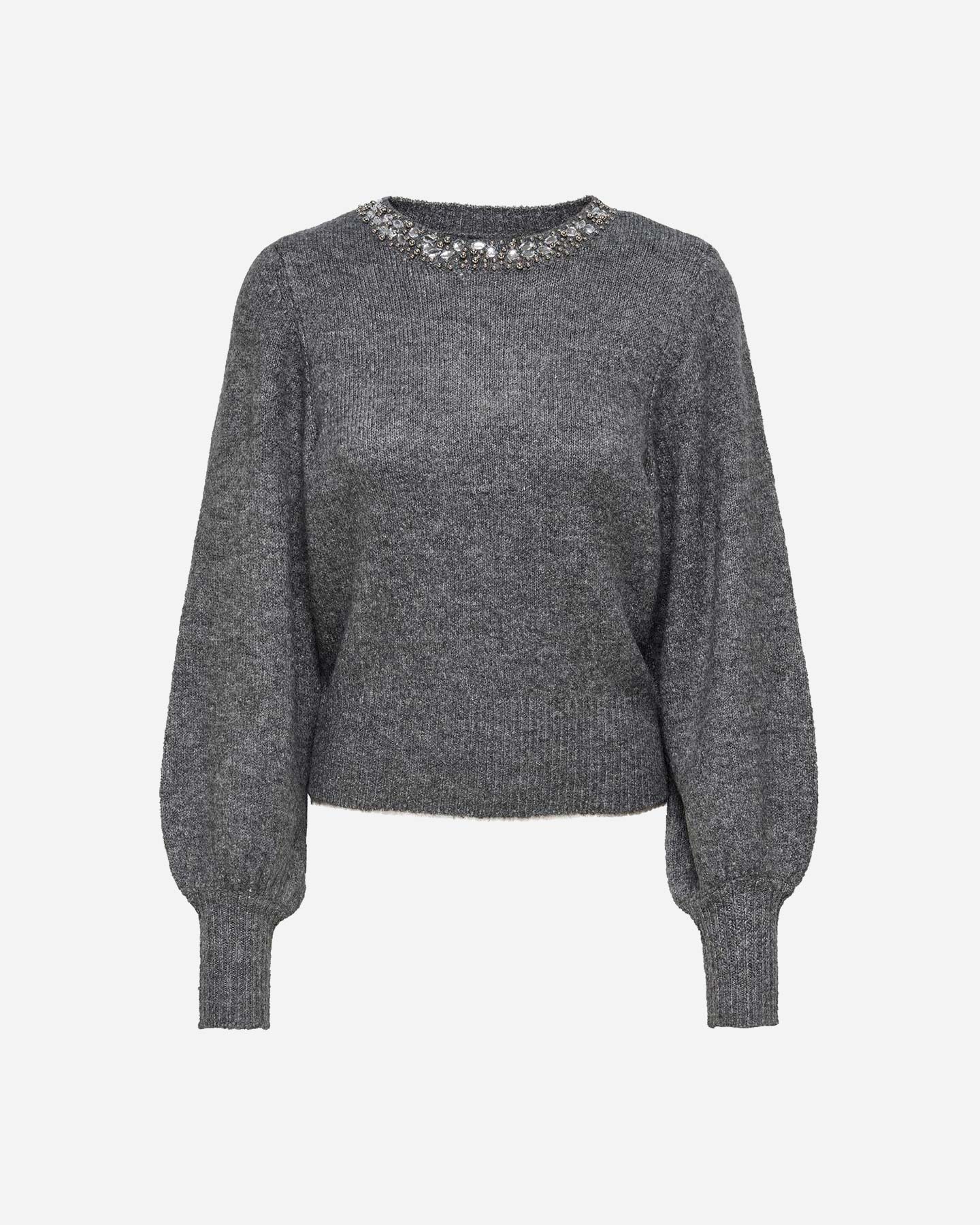 Only Elsa W - Maglione - Donna - Grigio