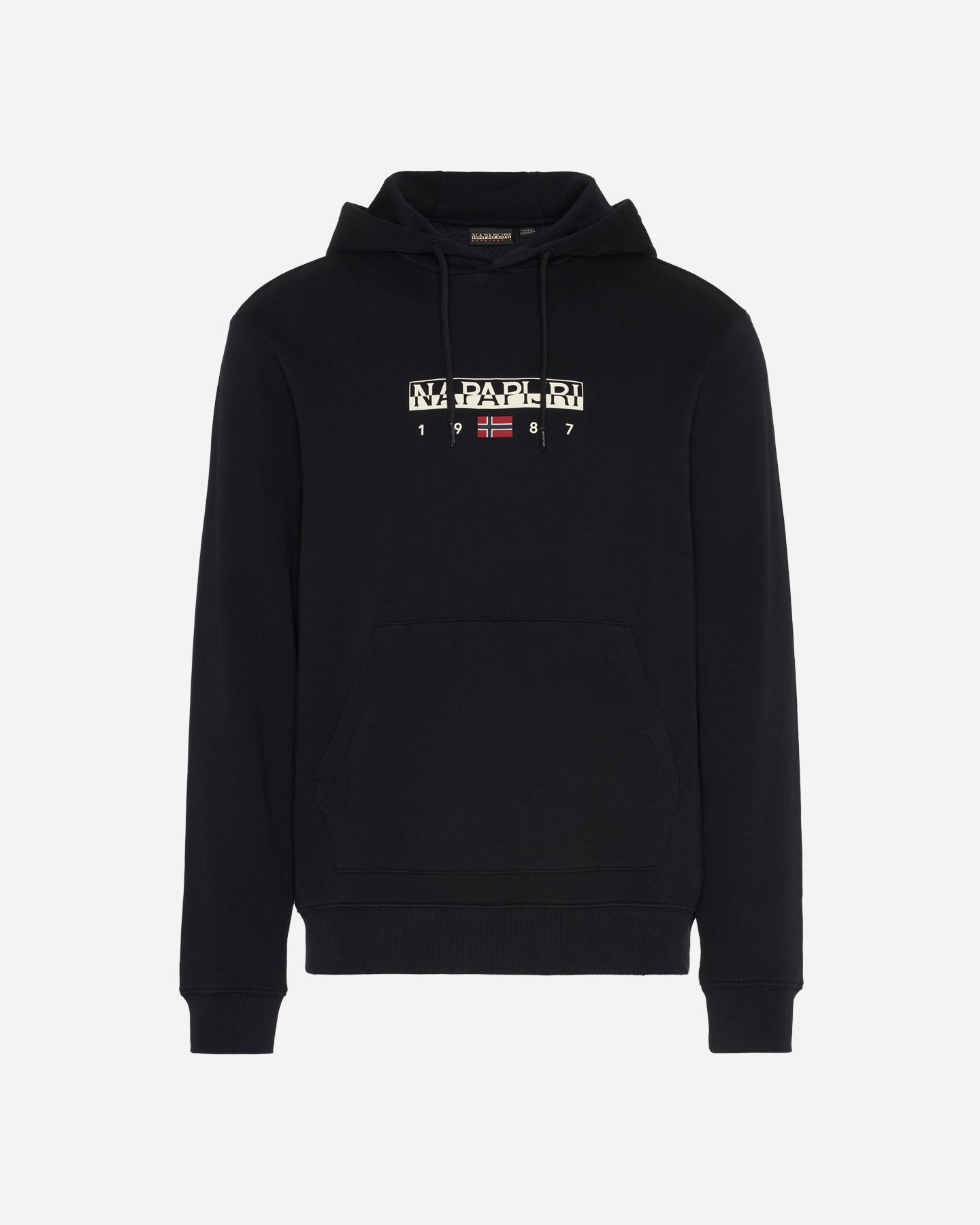 Felpa NAPAPIJRI LOGO FLAG M - Nero - 0 | Cisalfa Sport