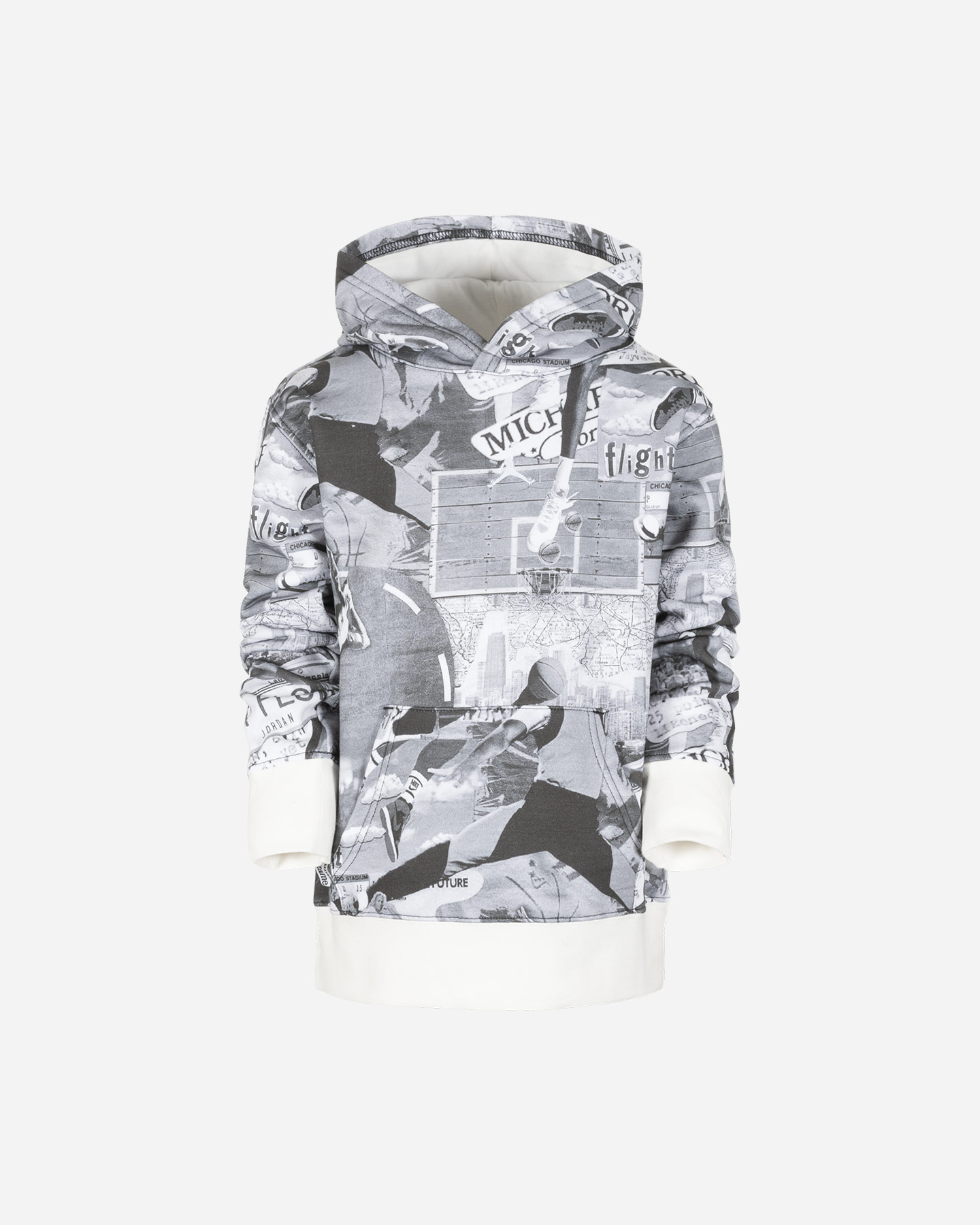 Felpa NIKE JORDAN COLLAGE JR - Nero - 0 | Cisalfa Sport