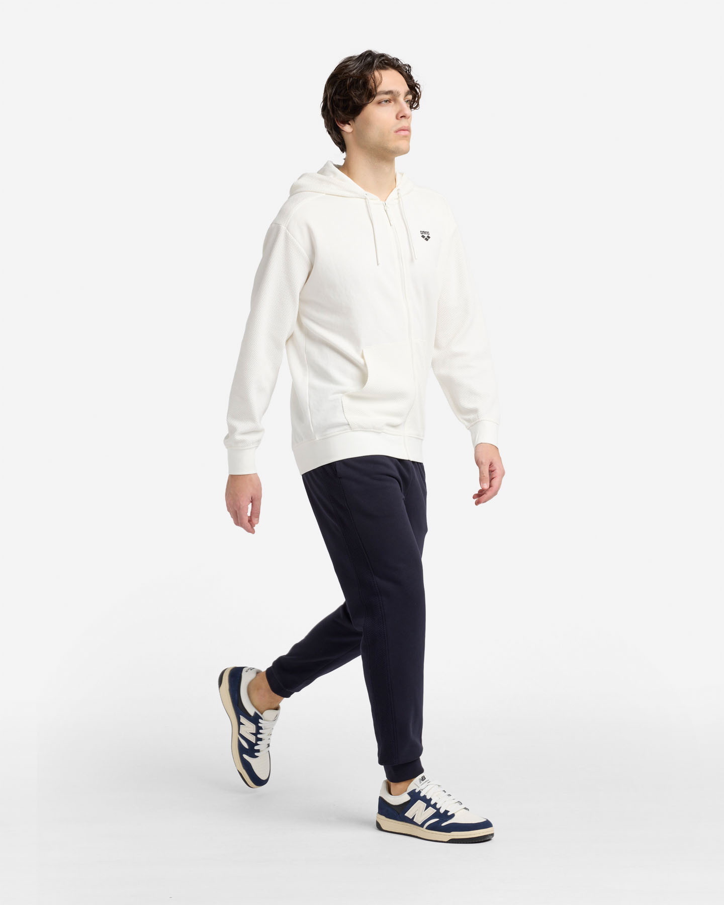 Felpa ARENA EVOLVING ATHLETIC M - Bianco - 2 | Cisalfa Sport